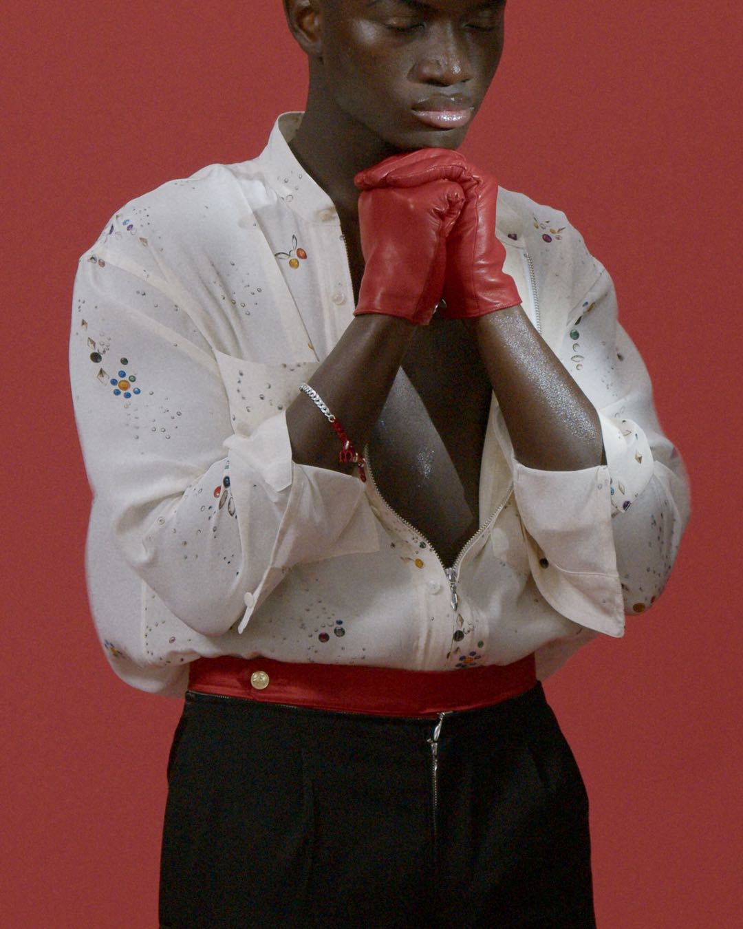 MASU ZIP-UP GALAXY SILK SHIRT – PALETTE art alive ONLINE STORE