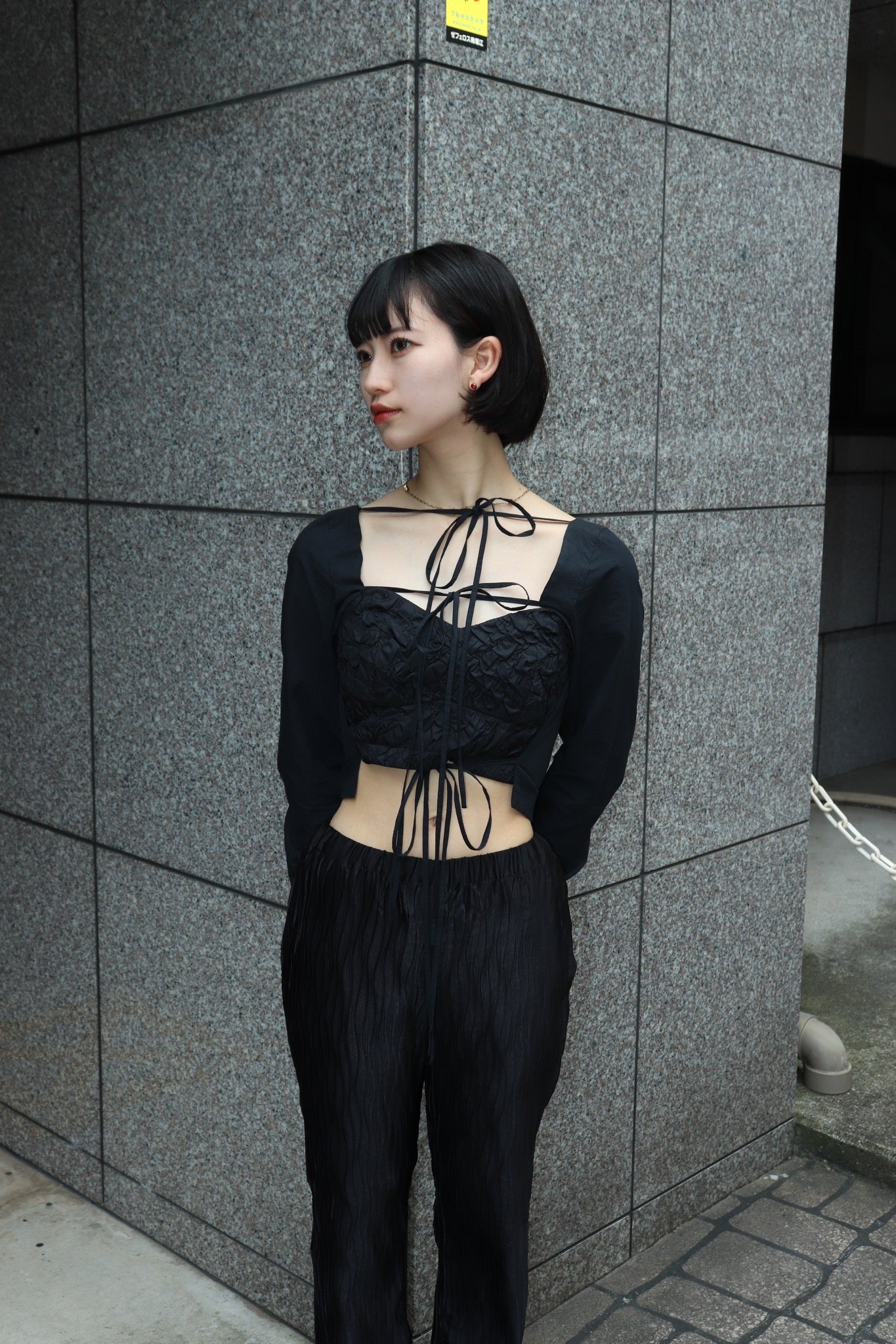 TOGA PULLA / TAFFETA QUILTING BRA/36/ナイロン/BLK/TP242-FR211 TOGA PULLA Taffeta quilting bra – PALETTE art alive ONLINE STORE