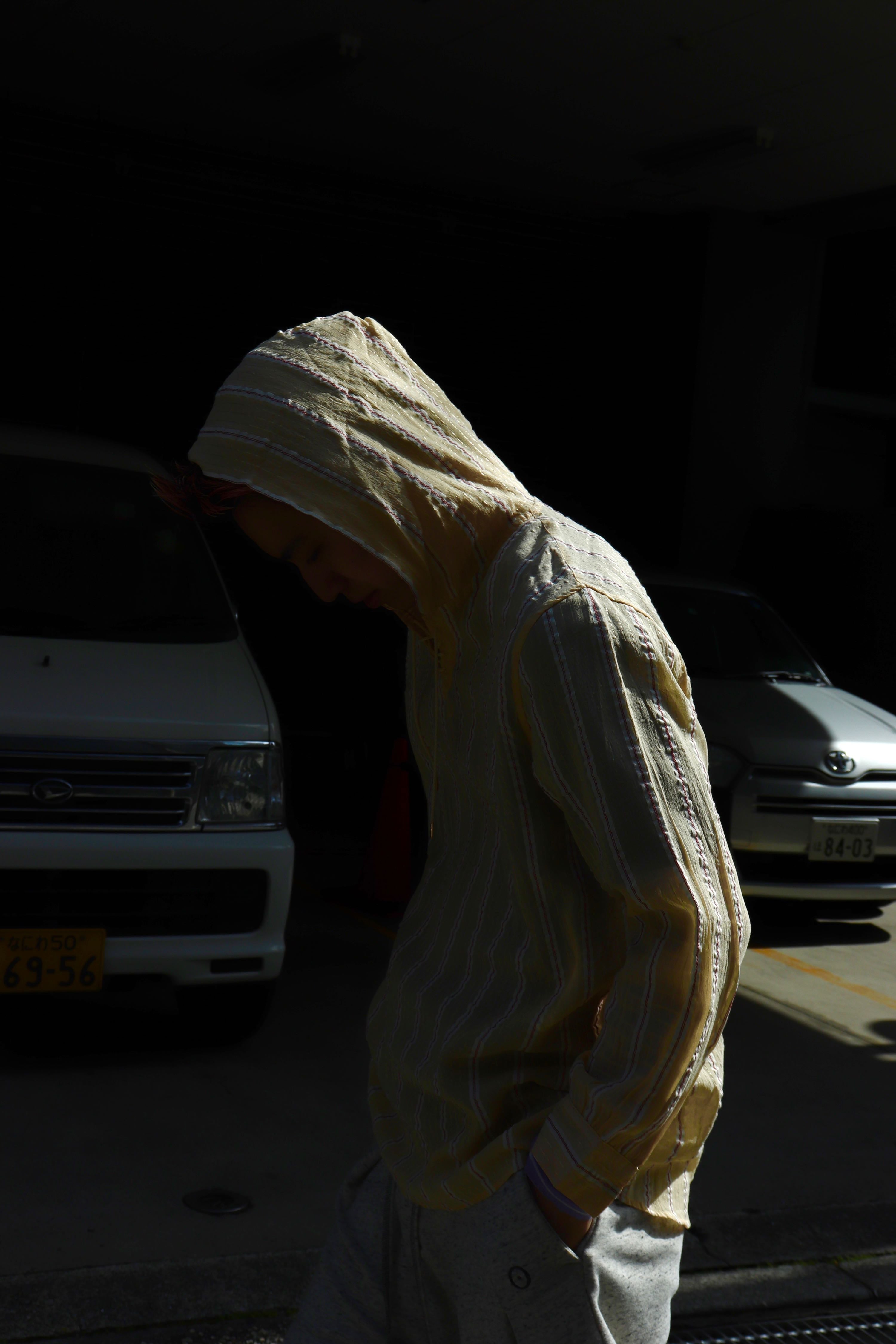 Taiga Igari 23ss Stripe Tunic Hoodie – PALETTE art alive