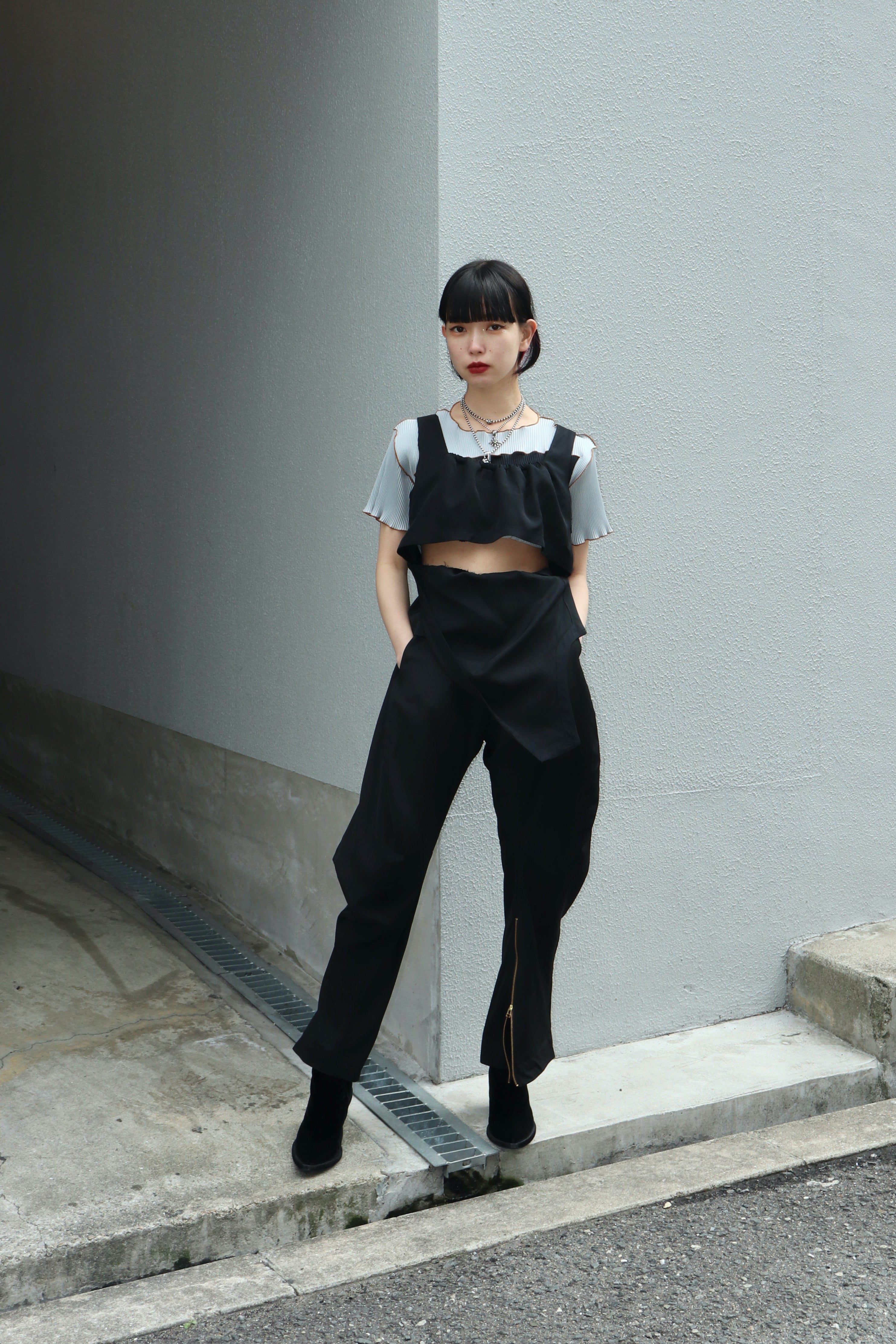 AKIKOAOKIshi【美品】23ss AKIKOAOKI  shirring pad TOP