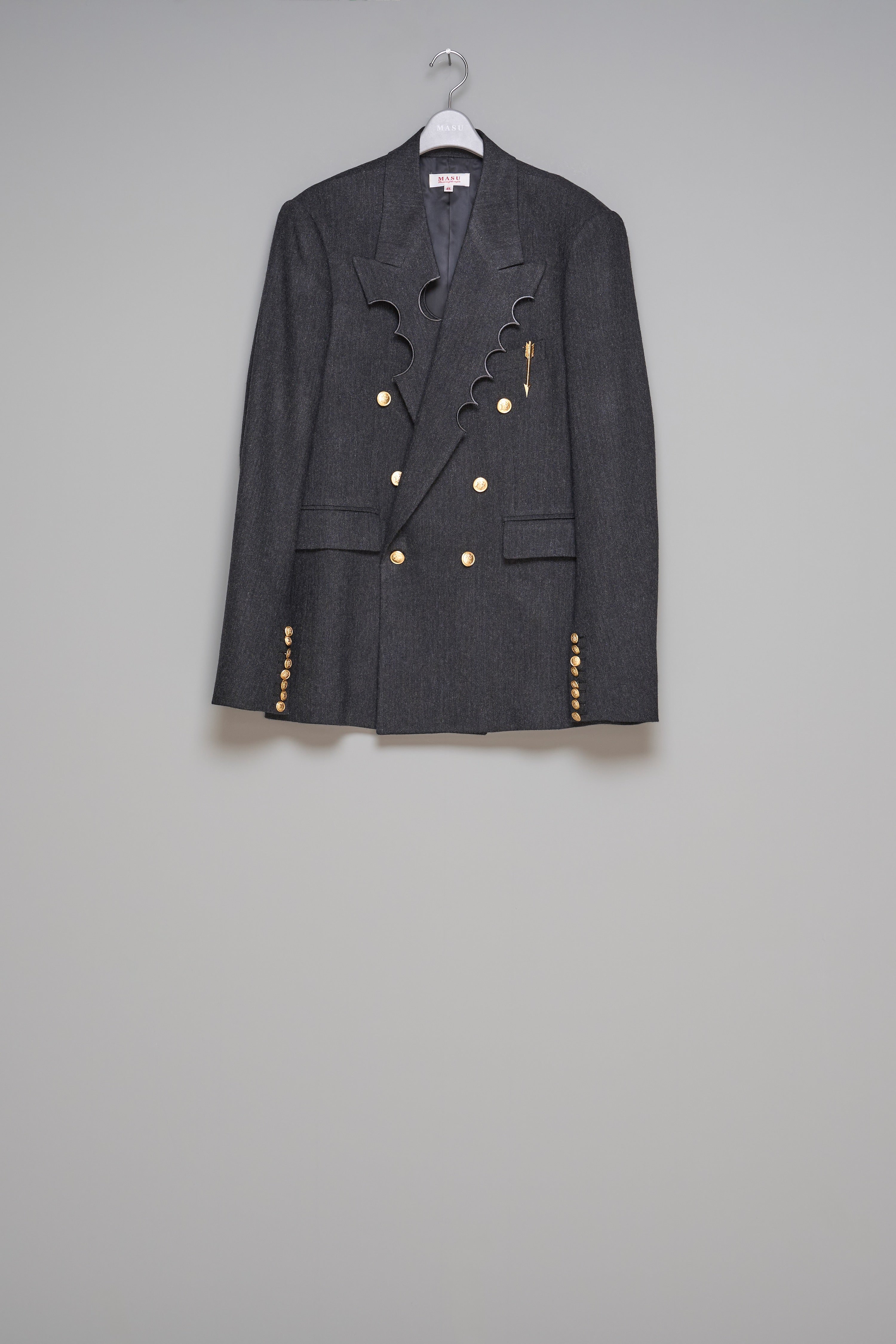 MASU(エムエーエスユー)のCRATER TAILORED JACKET GRAYの通販