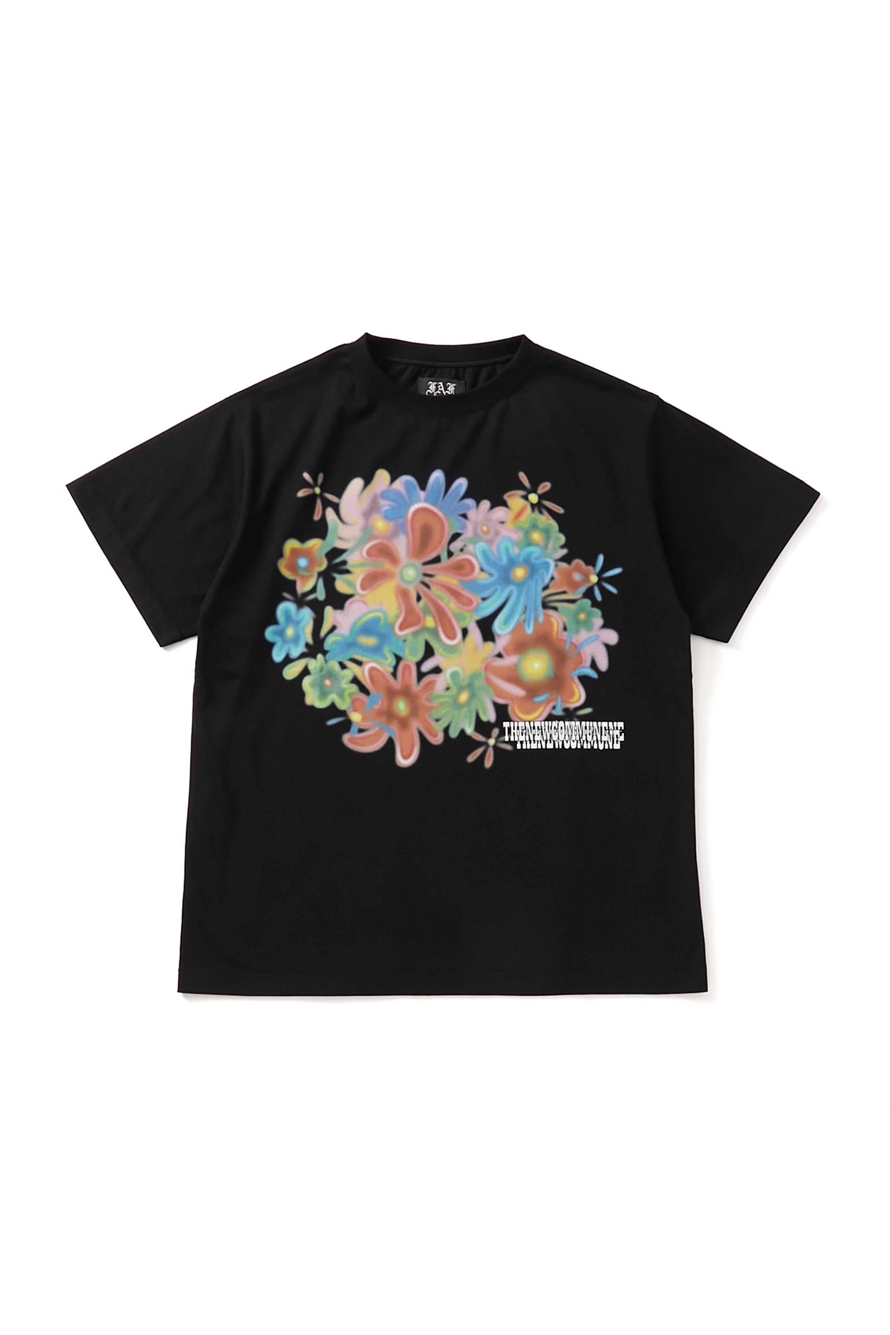 トップス everyone ABCD FLEURS FLORAL PAINTING TEE トップス everyone ABCD FLEURS FLORAL PAINTING TEE everyone ABCD