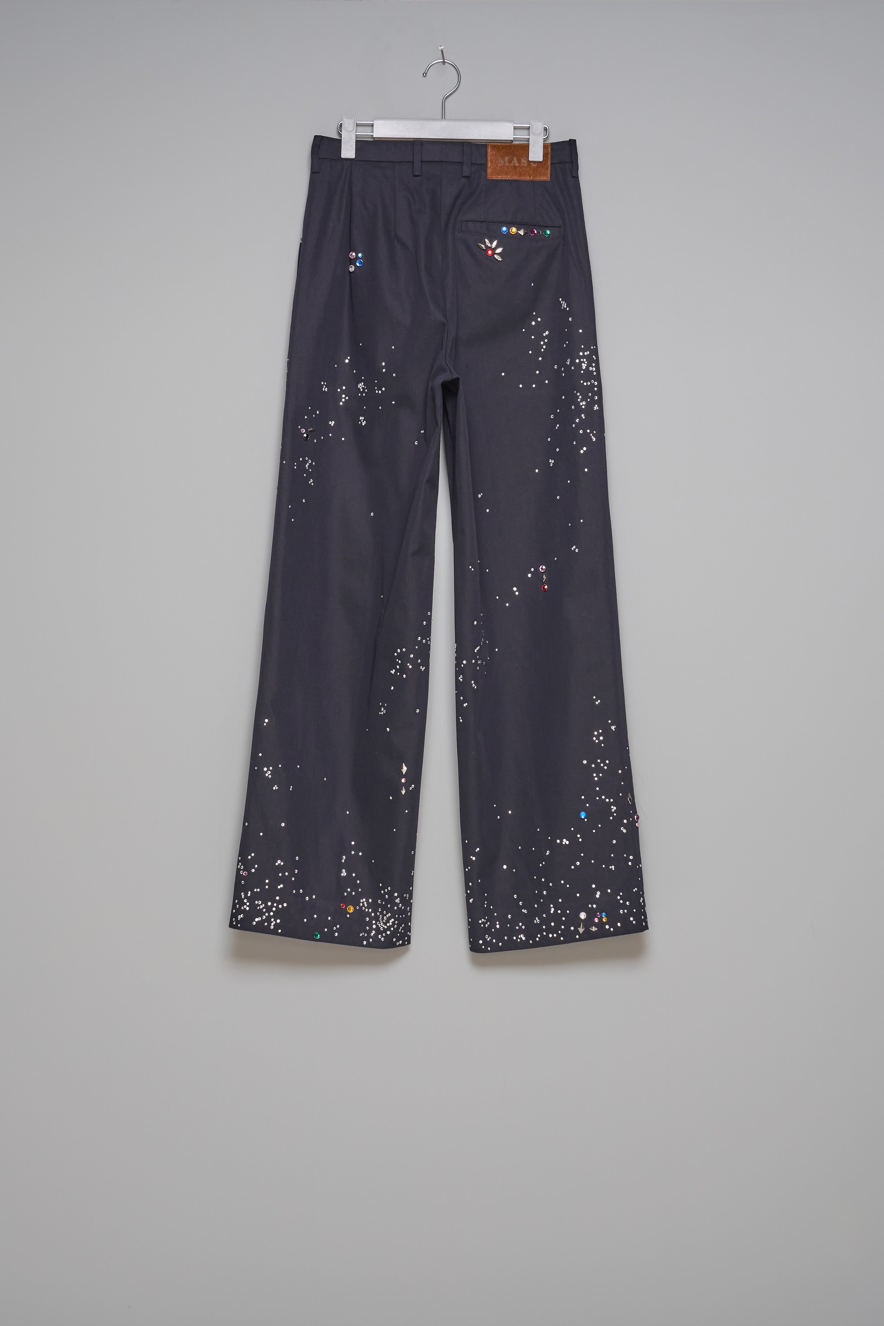 パンツ masu 25aw GALAXY STRAIGHT TROUSERS MASU(エムエーエスユー)のGALAXY STRAIGHT TROUSERS DARK NAVYの通販