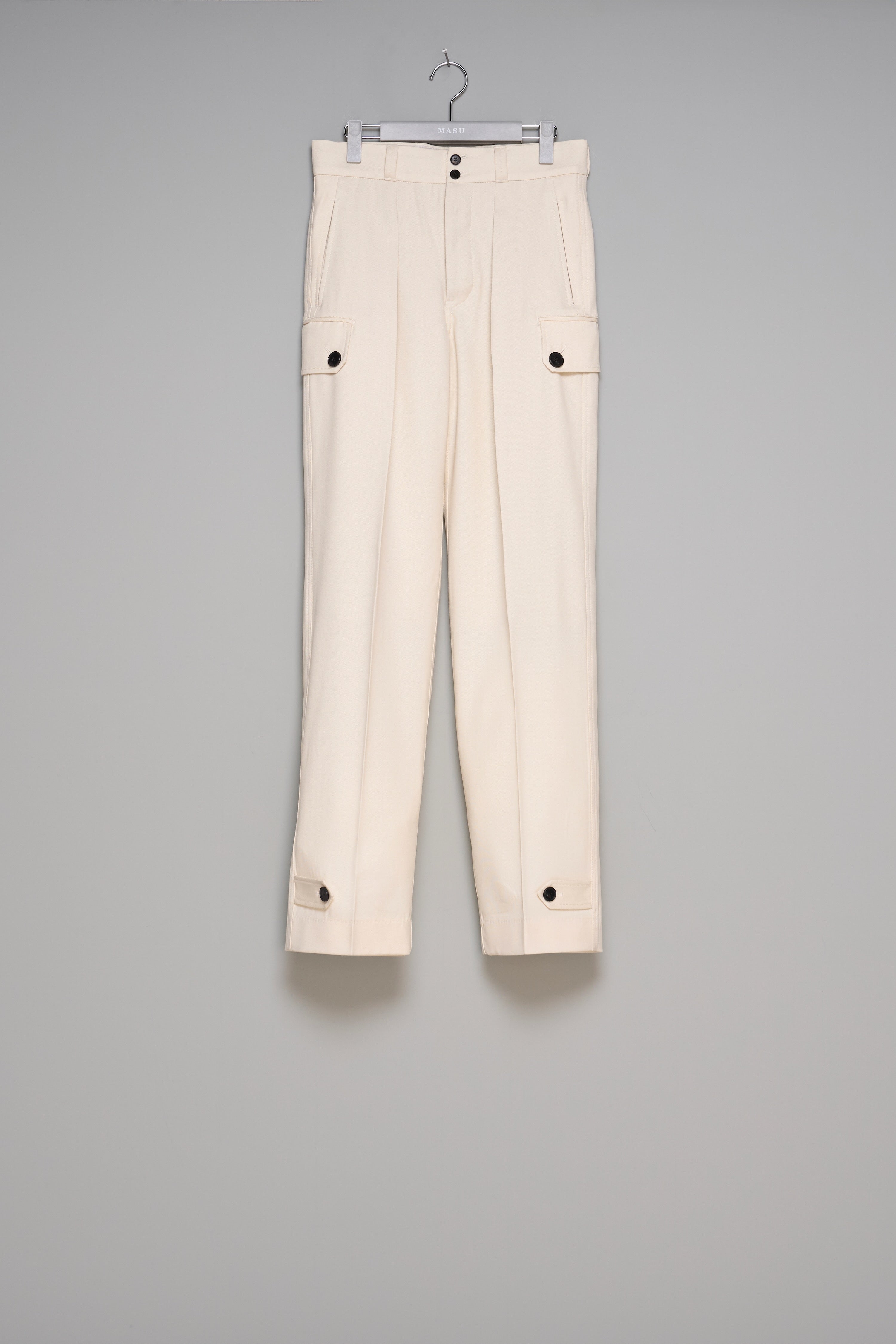 パンツ MASU 25AW SWEET CARGO PANTS MASU(エムエーエスユー)のSWEET CARGO PANTS WHITEの通販｜PALETTE art