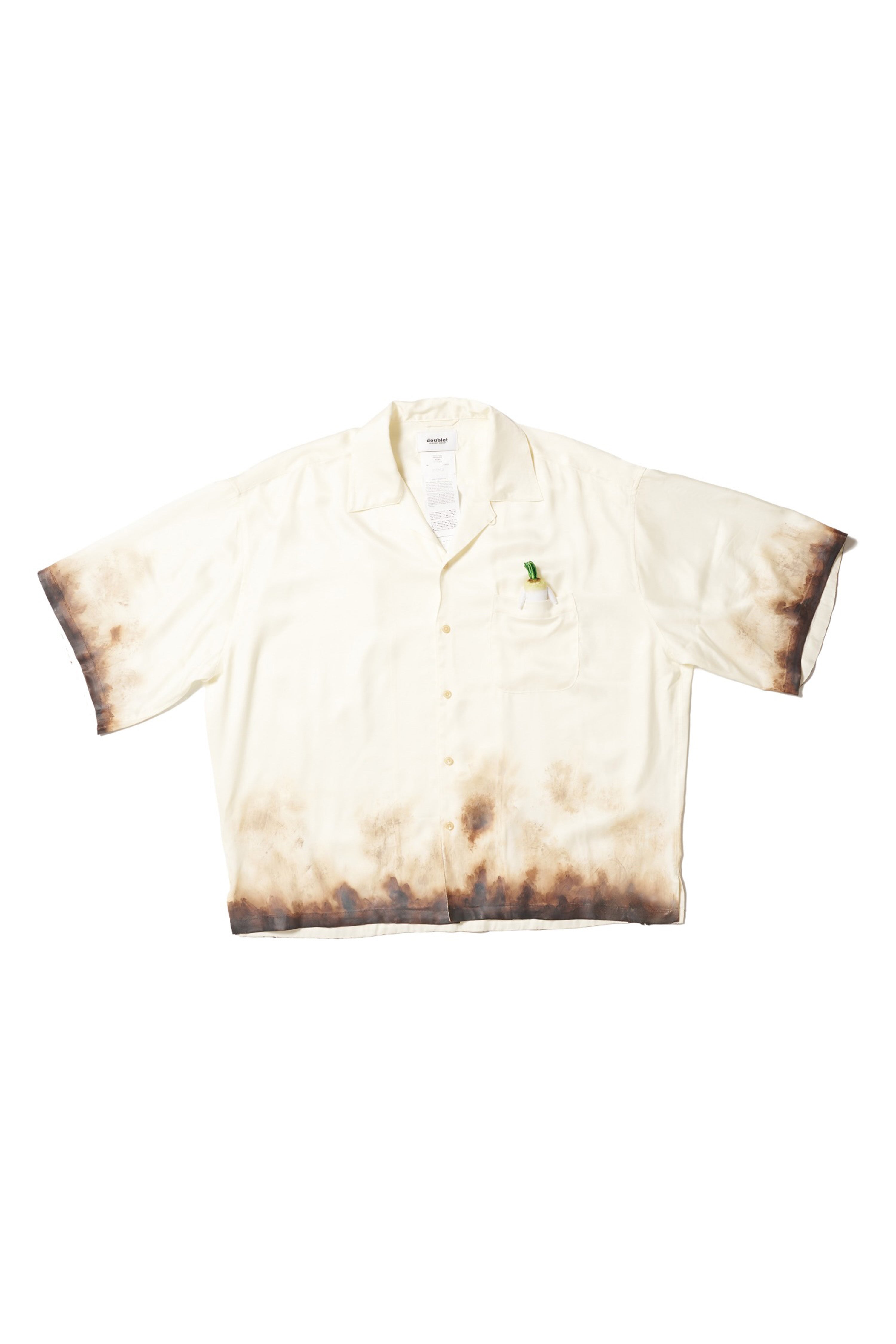 doublet(ダブレット)のMUD-HAND-PAINTED SHIRT WHITEの通販｜PALETTE