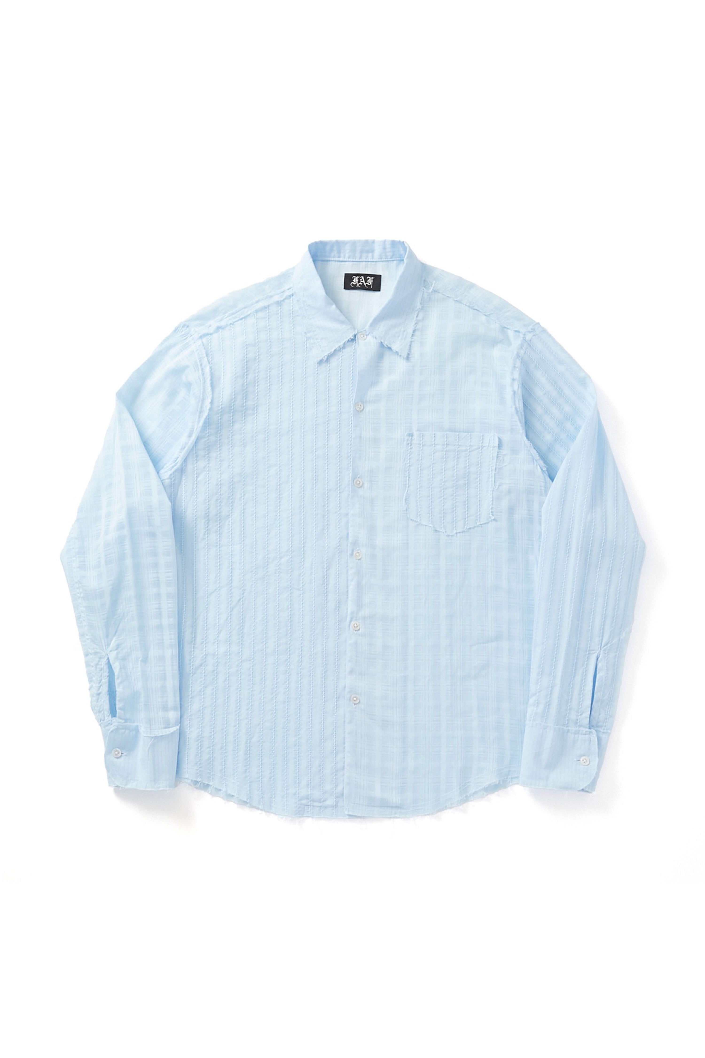 よ*こ様 【FAF】FAFシャツ　size3 FAF(エフエーエフ)のPatch Work Shirts BLUEの通販｜PALETTE art alive