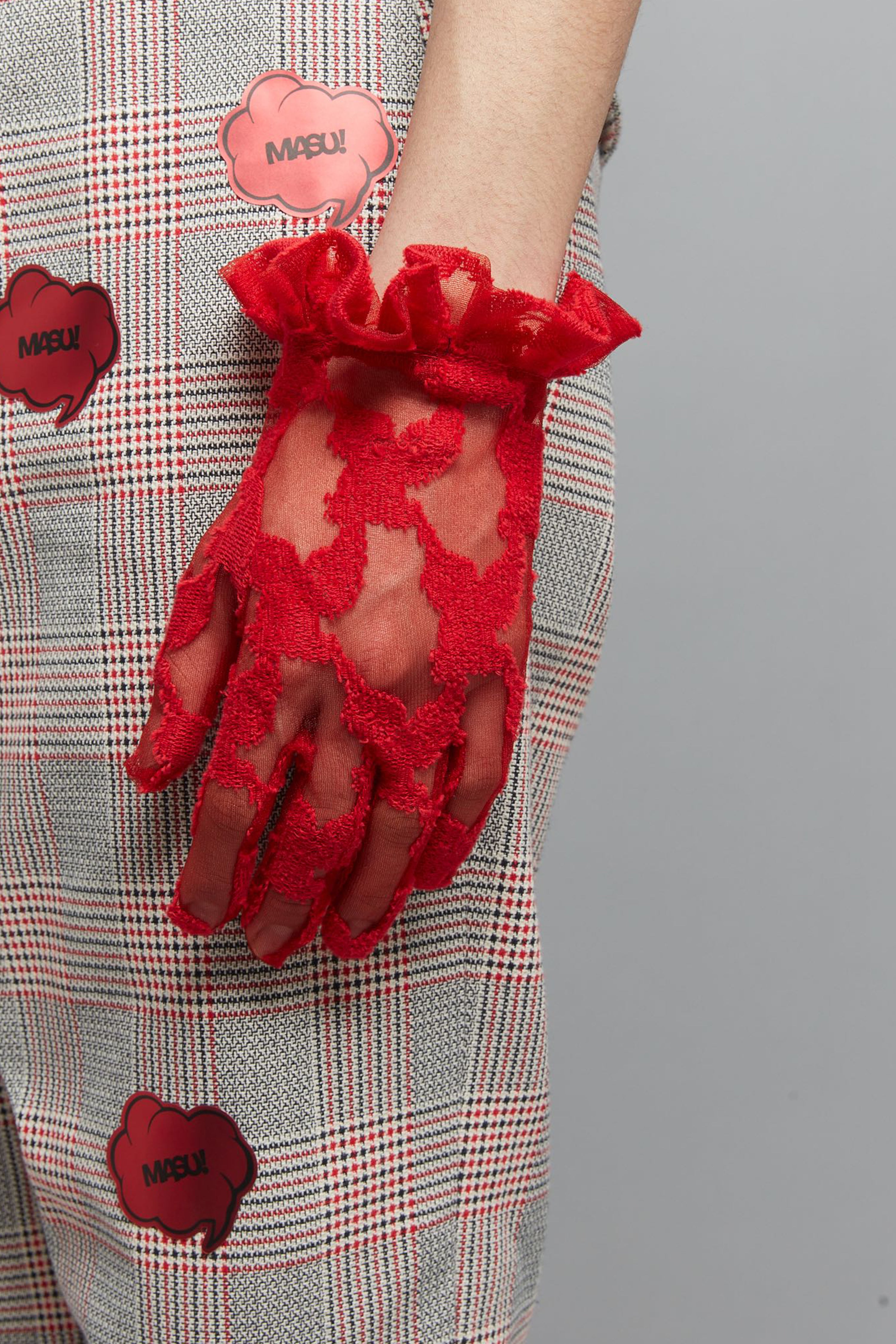 Masu's Angel Lace Glove Red Mail Order | Palette Art Alive online 