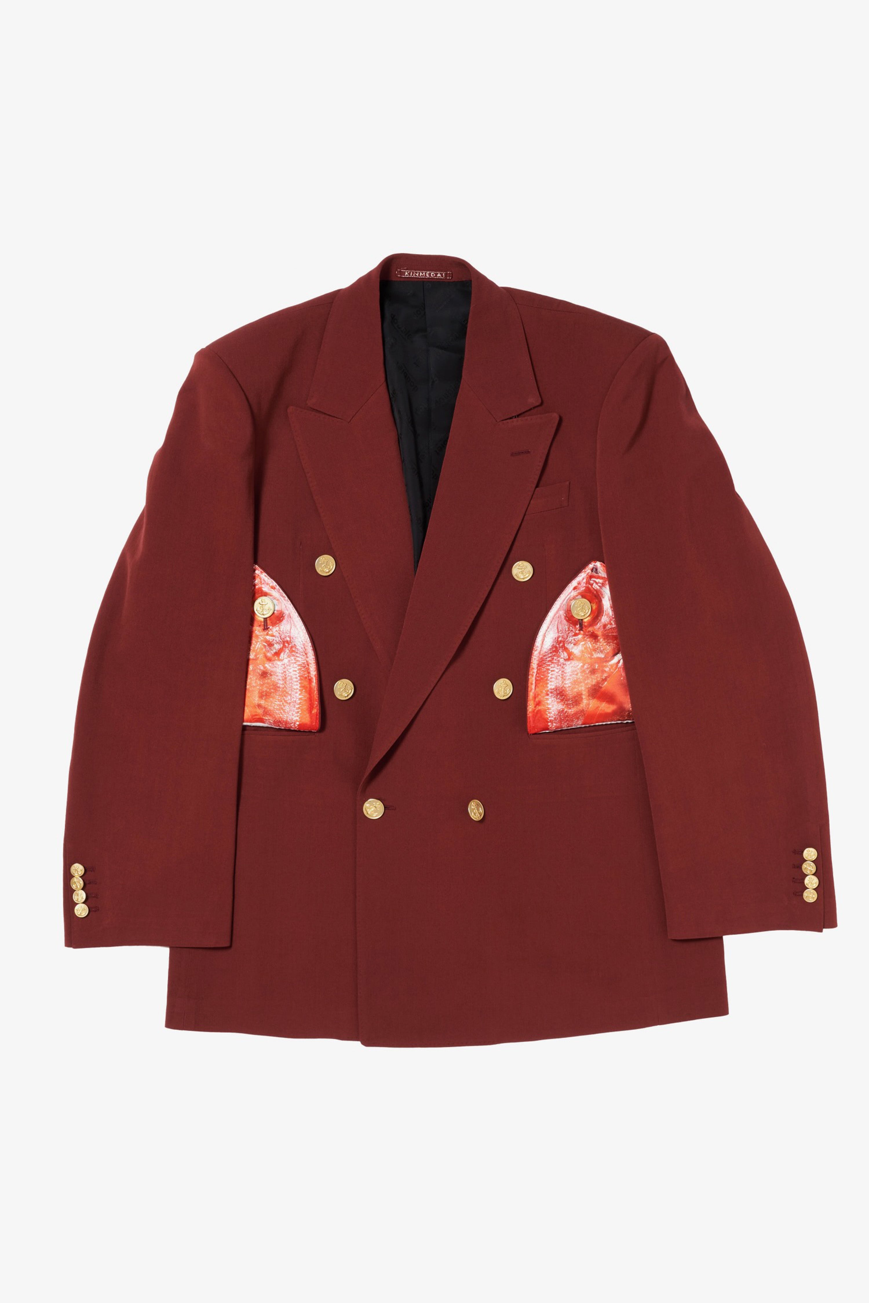 doublet(ダブレット)のKINMEDAI THREAD TAILORED JACKET WINEの通販 