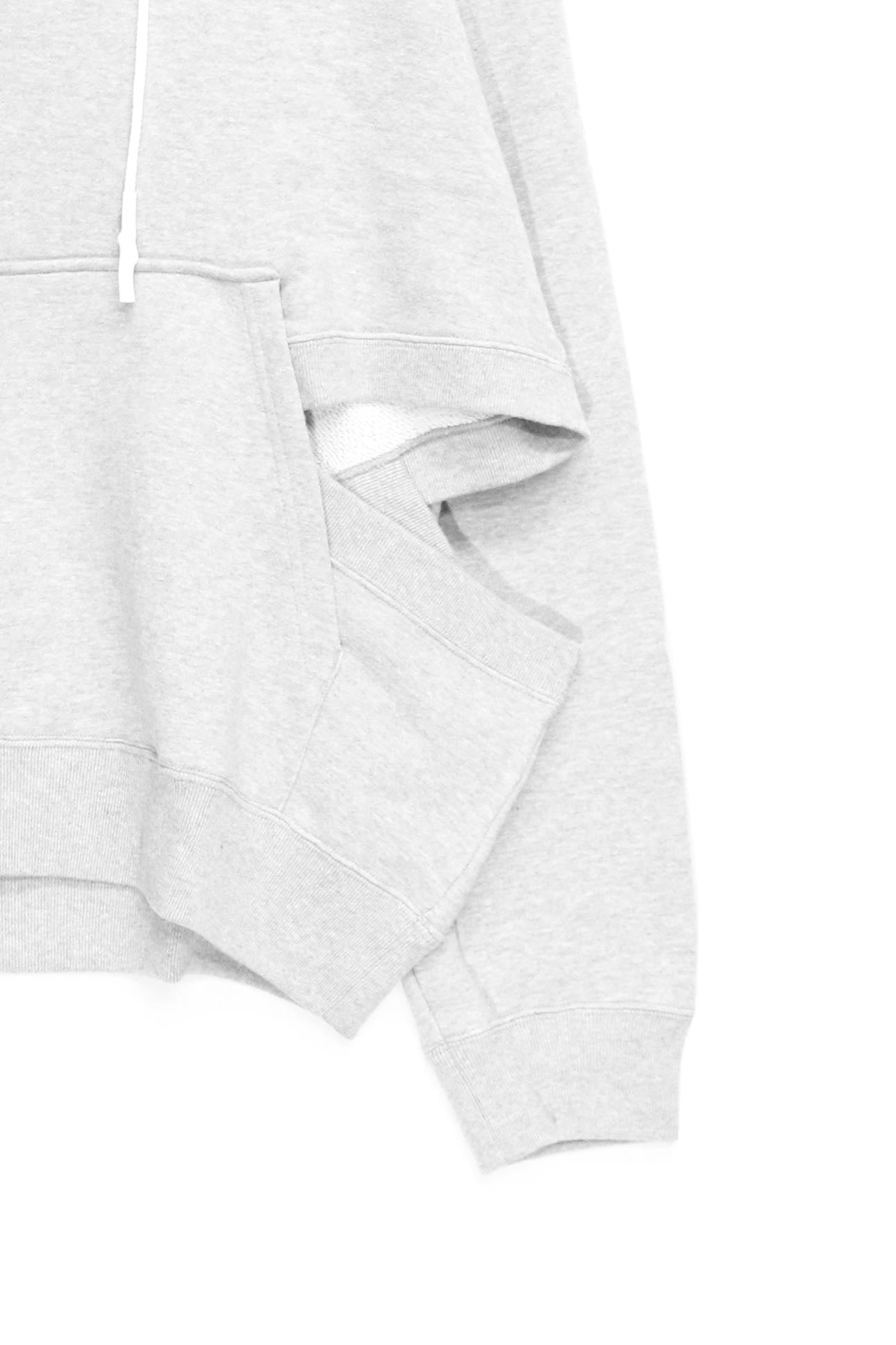 TOGA VIRILIS(トーガ ビリリース)のHole sweat hoodie GRAYの通販