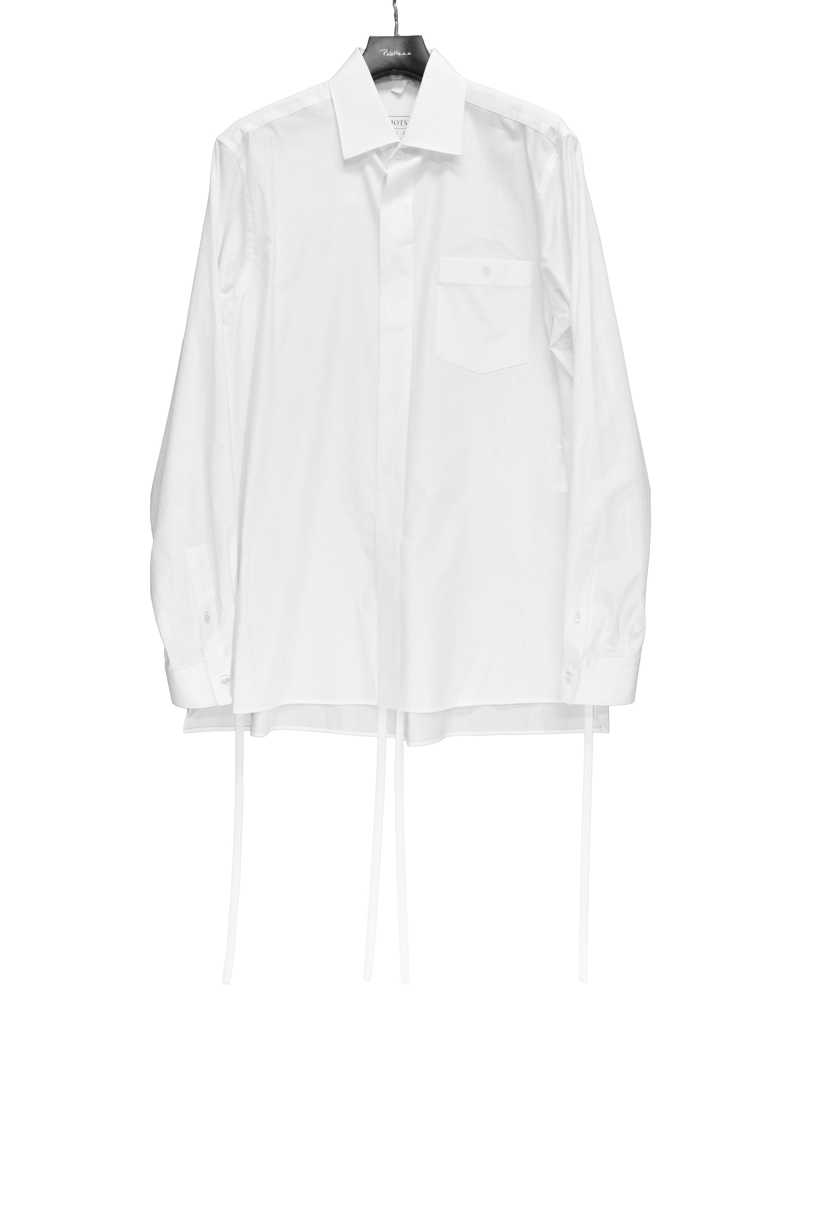 SOSHIOTSUKI(ソウシオオツキ)のTHE KIMONO BREASTED SHIRT-2 WHITEの