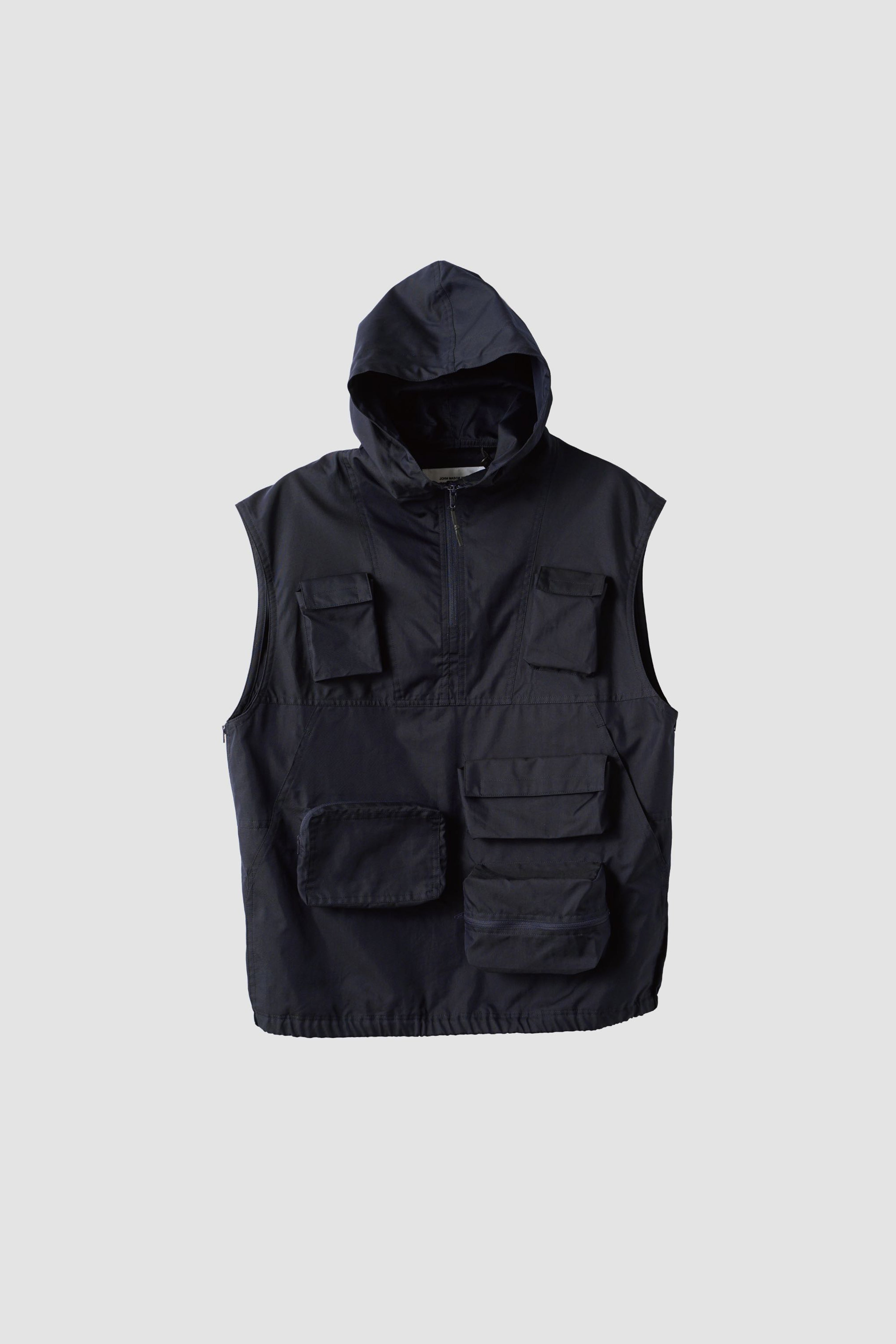 JOHN MASON SMITH(ジョンメイソンスミス)のCOTTON NYLON MILITARY HOOD P/O VESTの通販｜PALETTE  art aliveのオンラインショップ – PALETTE art alive ONLINE STORE