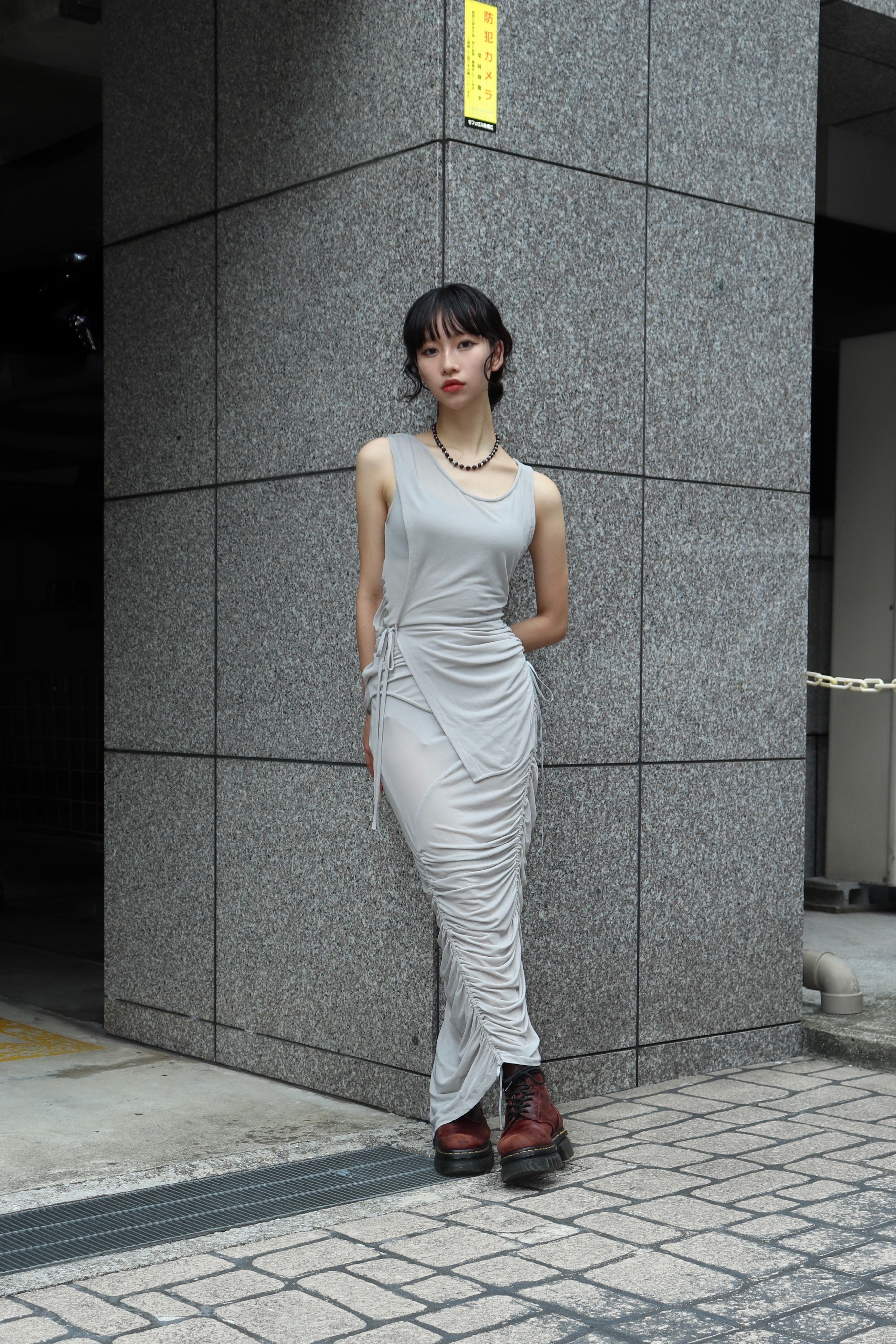 mukcyen(ムッシャン)のstretch layered skirtの通販｜PALETTE art