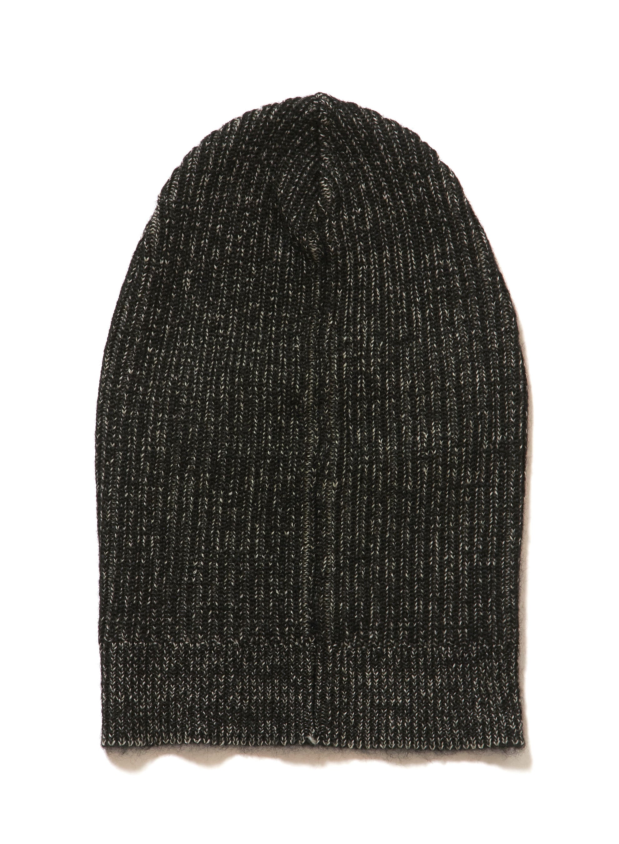SUGARHILL バラクラバ SUGARHILL(シュガーヒル)のPLATING KNIT BALACLAVA BLACK&IVORY