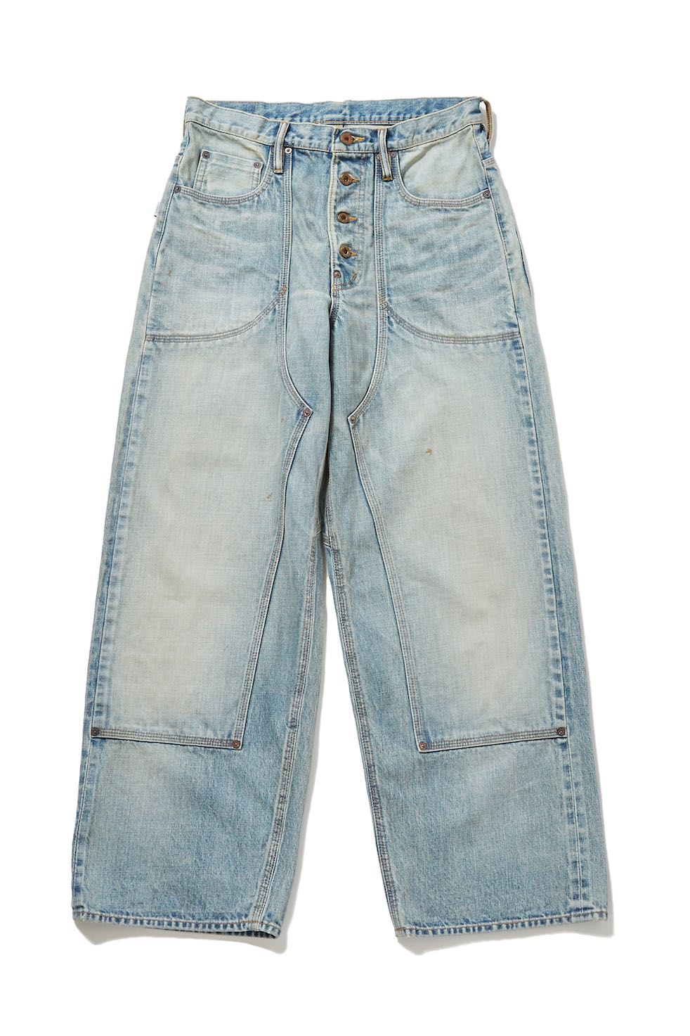 Sugarhill (Sugar Hill) Faded Double Knee Denim Pants Mail Order