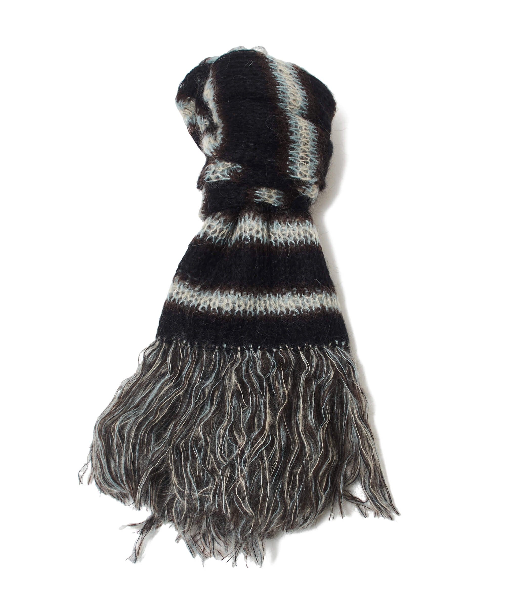SUGARHILL MOHAIR STRIPE MUFFLER モヘア マフラー SUGARHILL(シュガーヒル)のMOHAIR STRIPE MUFFLER MINT STRIPEの通販