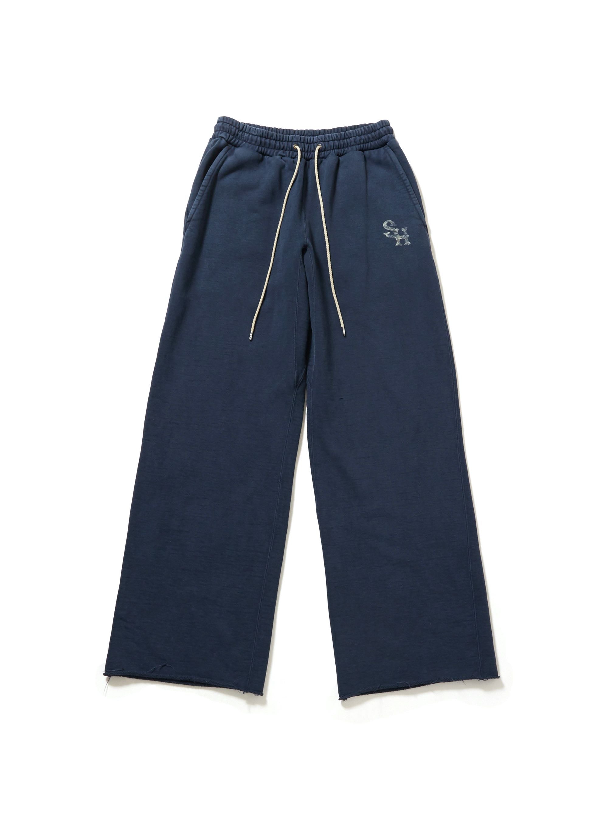 SUGARHILL(シュガーヒル)のLOGO PRINTED SWEAT TROUSERS OLD NAVYの ...