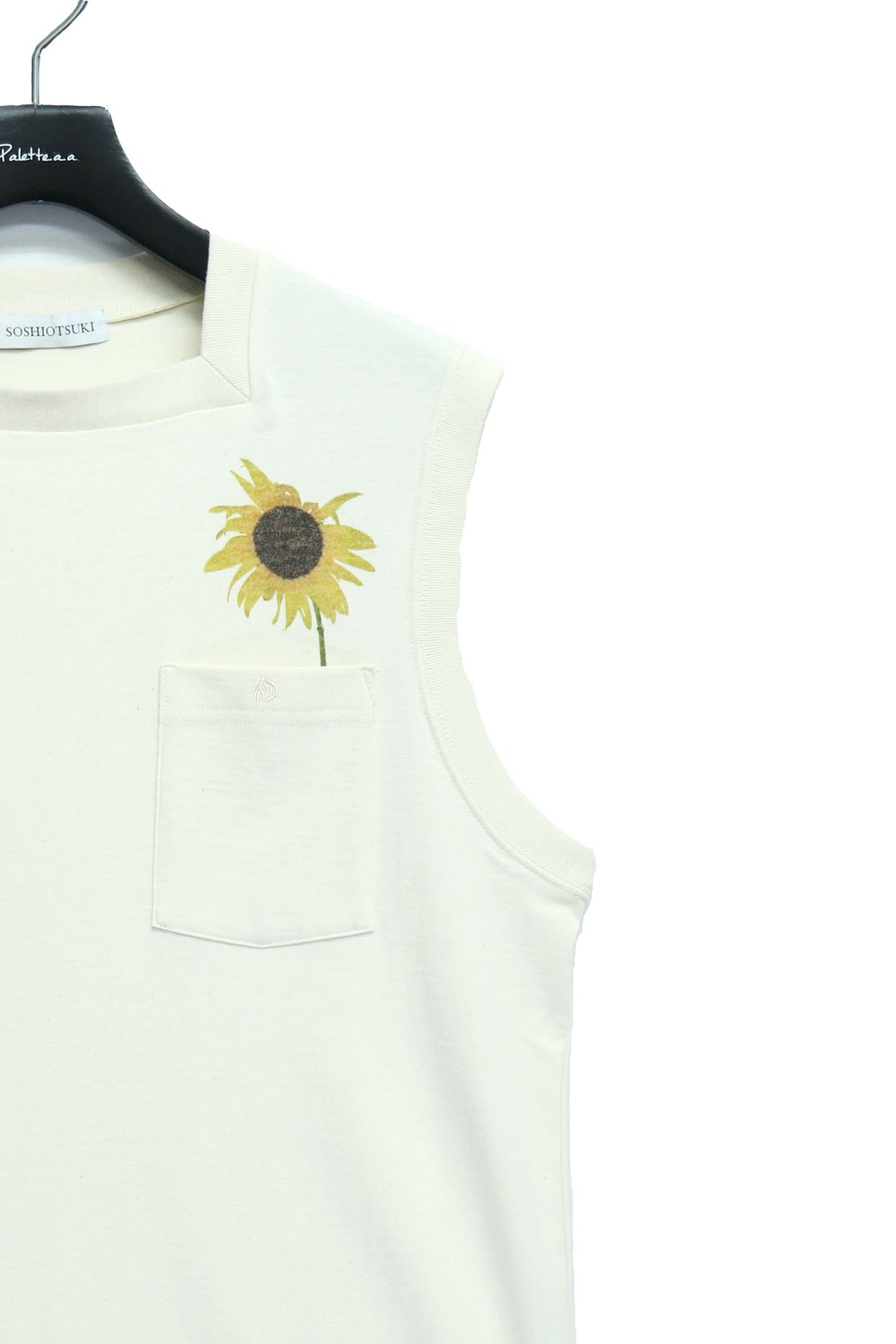 SOSHIOTSUKI(ソウシオオツキ)のSQUARE NECK HIMAWARI CUT SEW NS IVORY