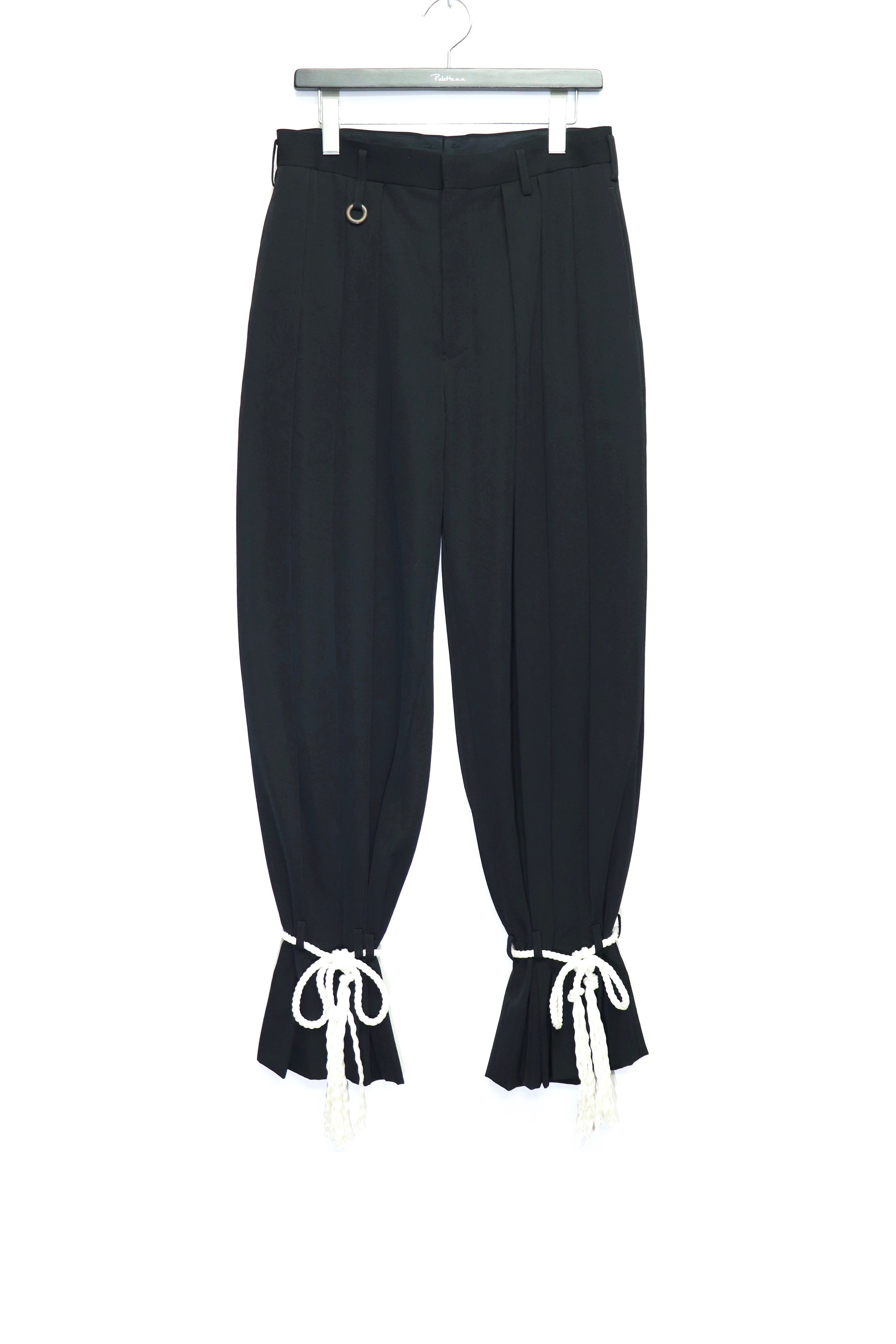 SOSHIOTSUKI JUBAN TROUSERS 44 BLACK 正規認証品!新規格 - パンツ