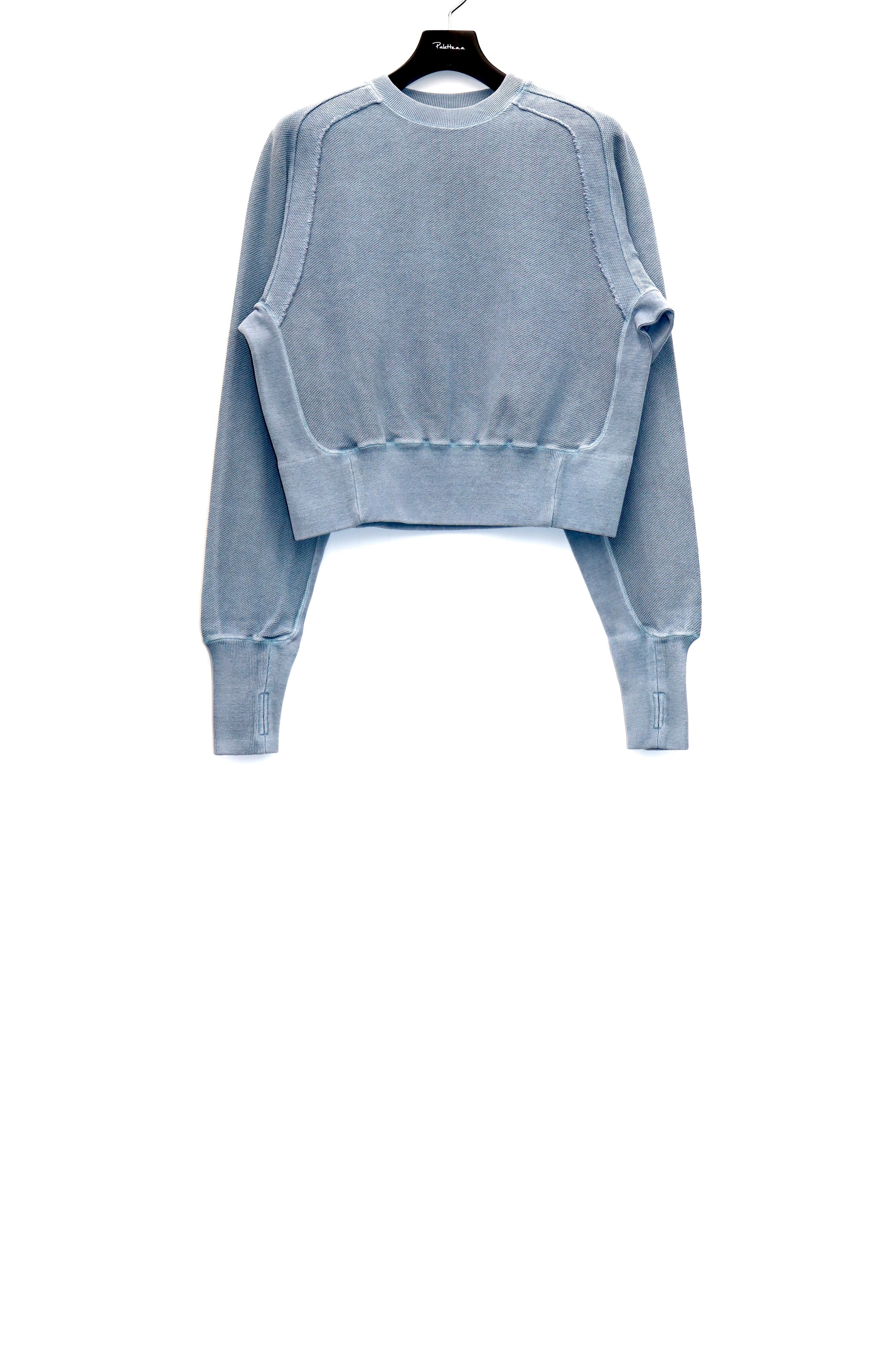 JIAN YE(ジェンイェ)のORBIT TOP DYED AQUA(トレーナー)の通販