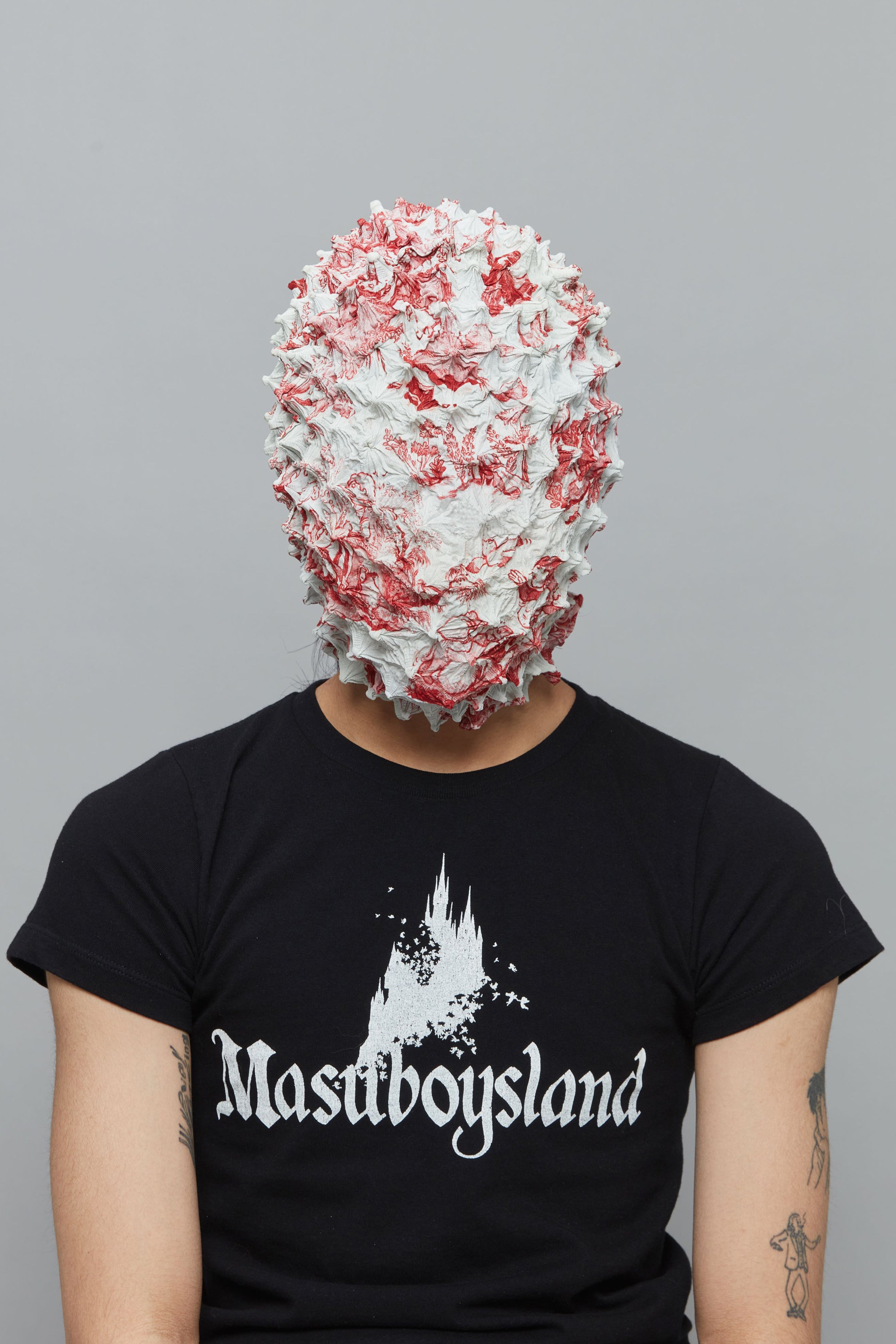 MASU(エムエーエスユー)のCOMIC TOILE DE JOUY SPIKY MASK REDの通販