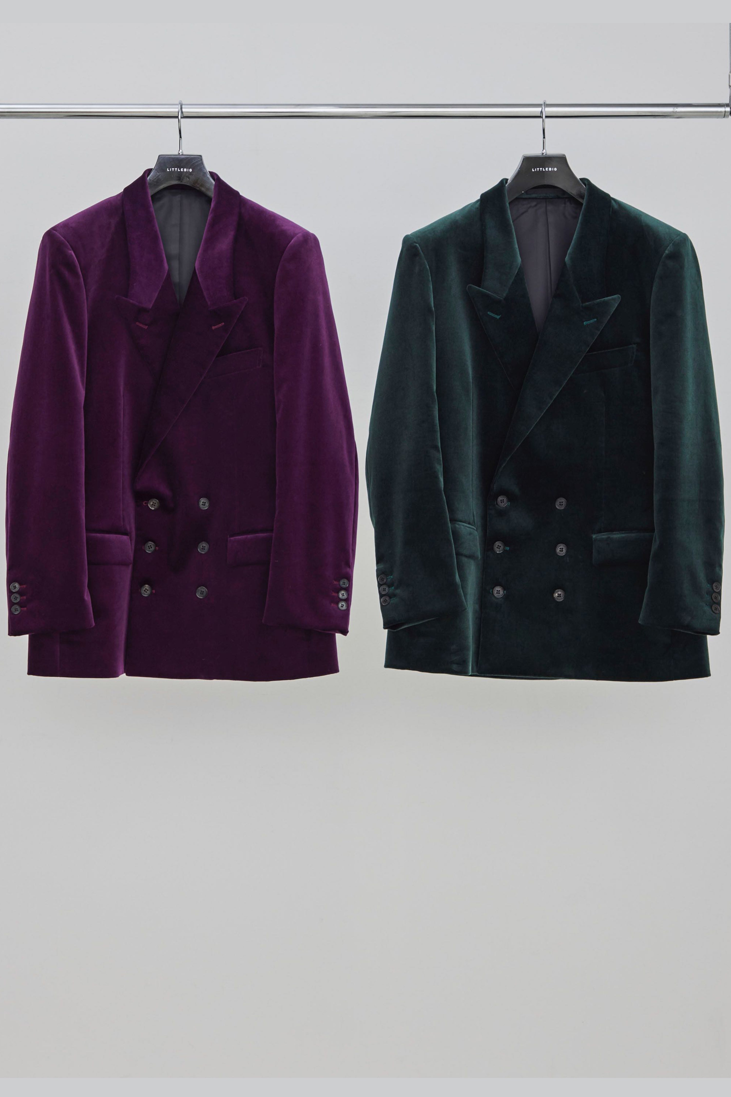 LITTLEBIG(リトルビッグ)のVelvet Jacket Purple or Green 