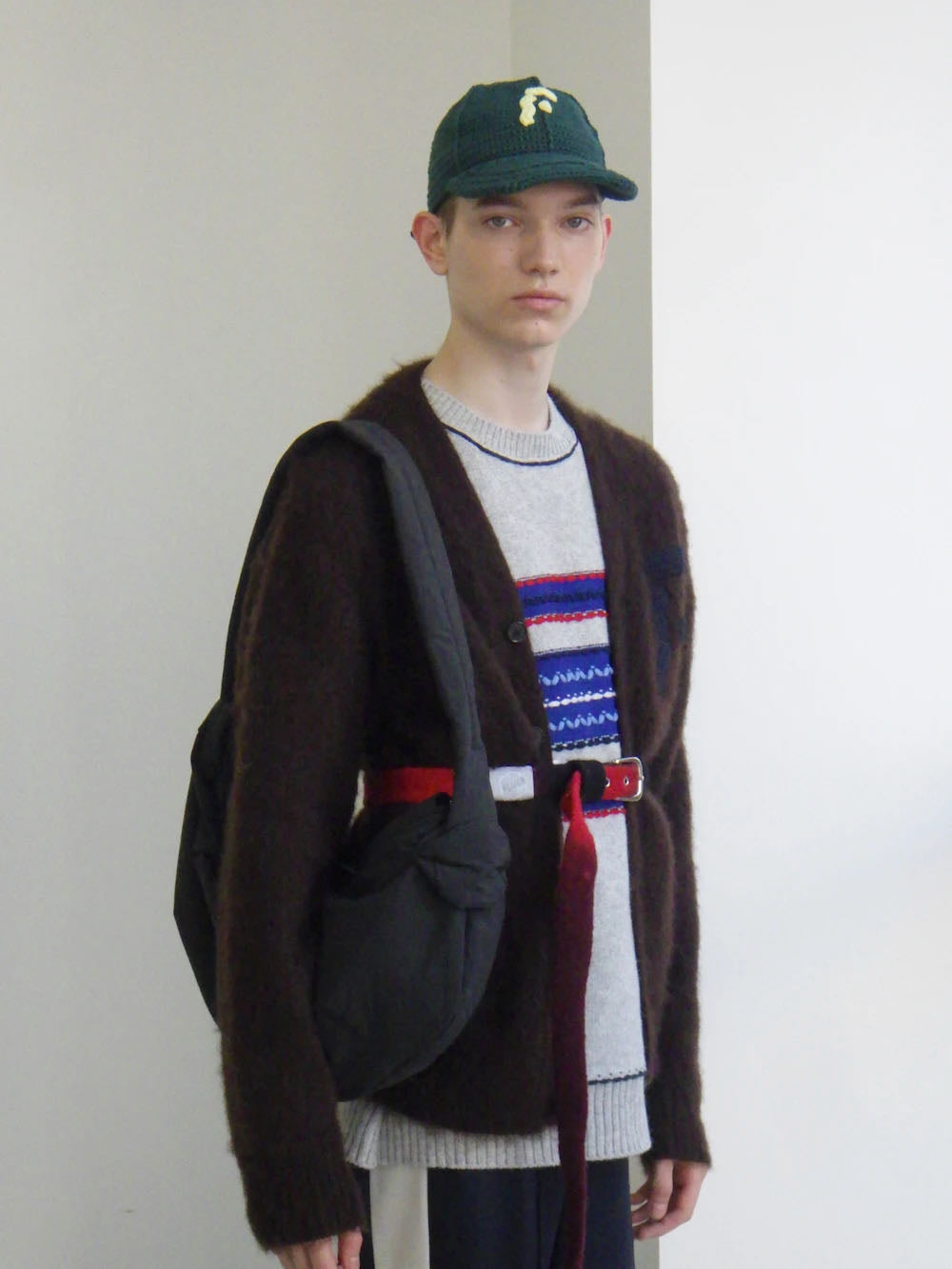 fluss(フルス)のCRUSH CYLINDER CROSS BAG BLACK(バッグ)の通販