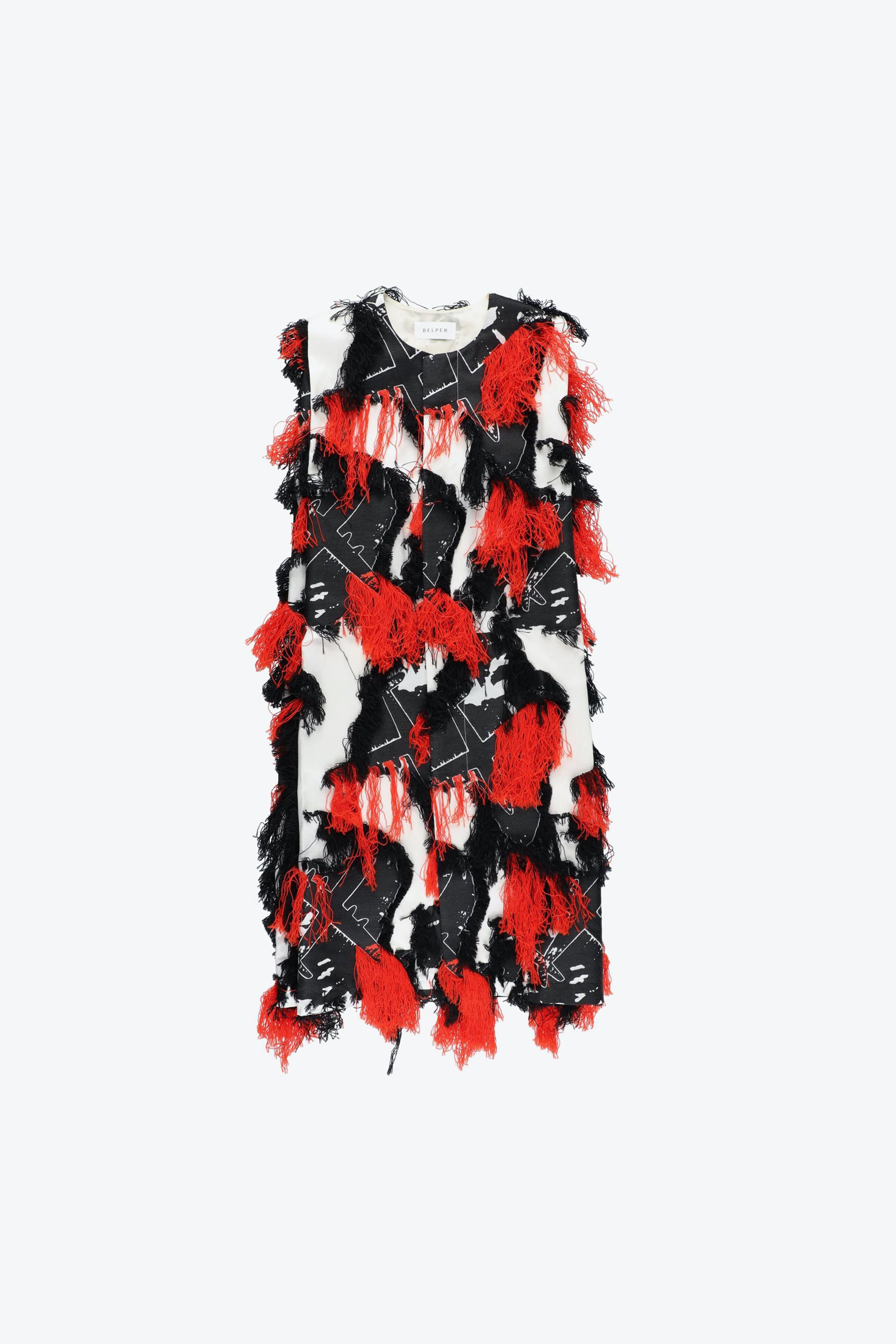 お値下げ中!】BELPER FRINGE JACQUARD DRESS 【公式通販】 お値下げ中!】BELPER FRINGE JACQUARD DRESS 【公式通販】