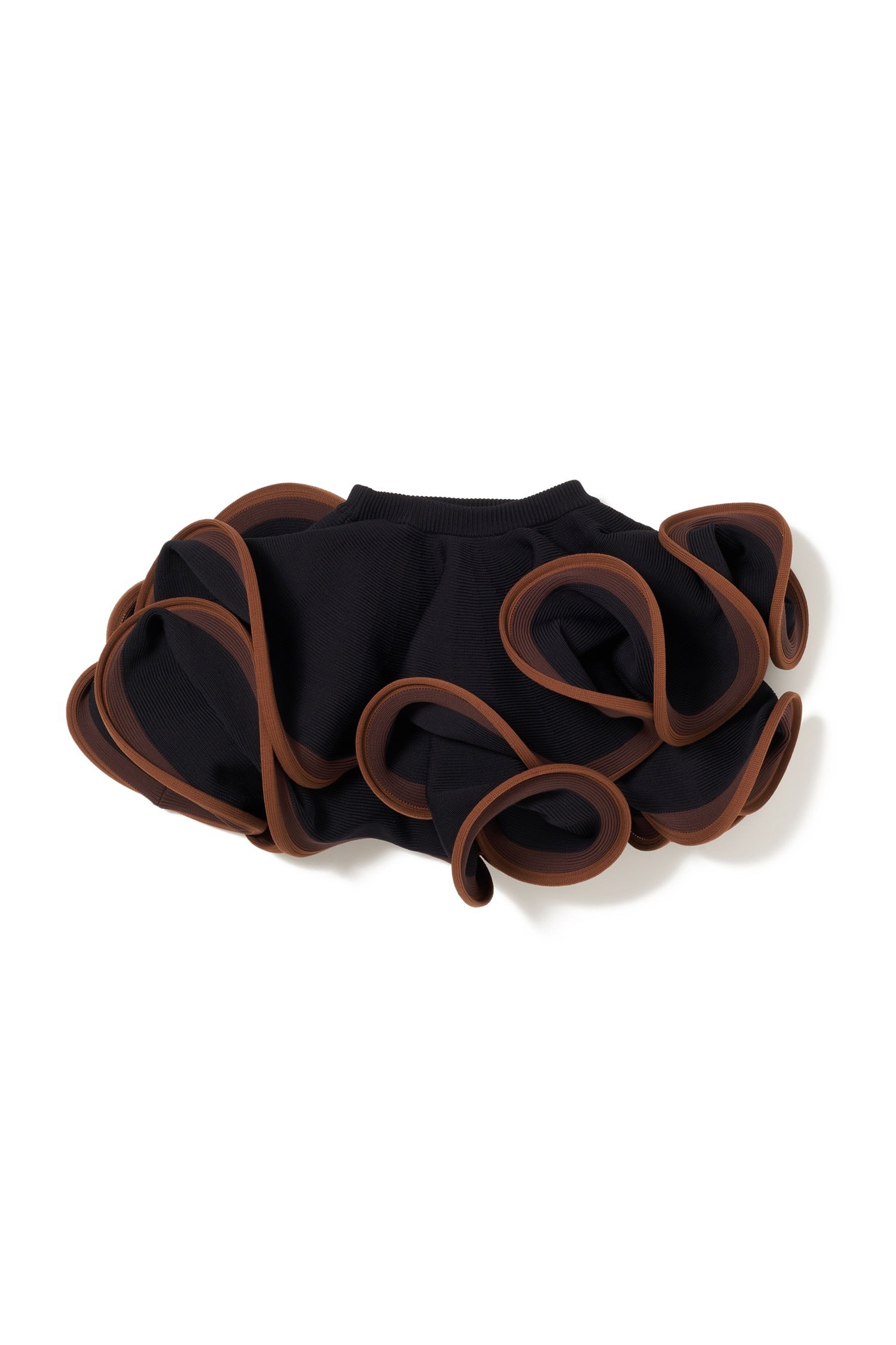 doublet(ダブレット)のBIG FRILL KNIT SKIRT BLACKの通販｜PALETTE art