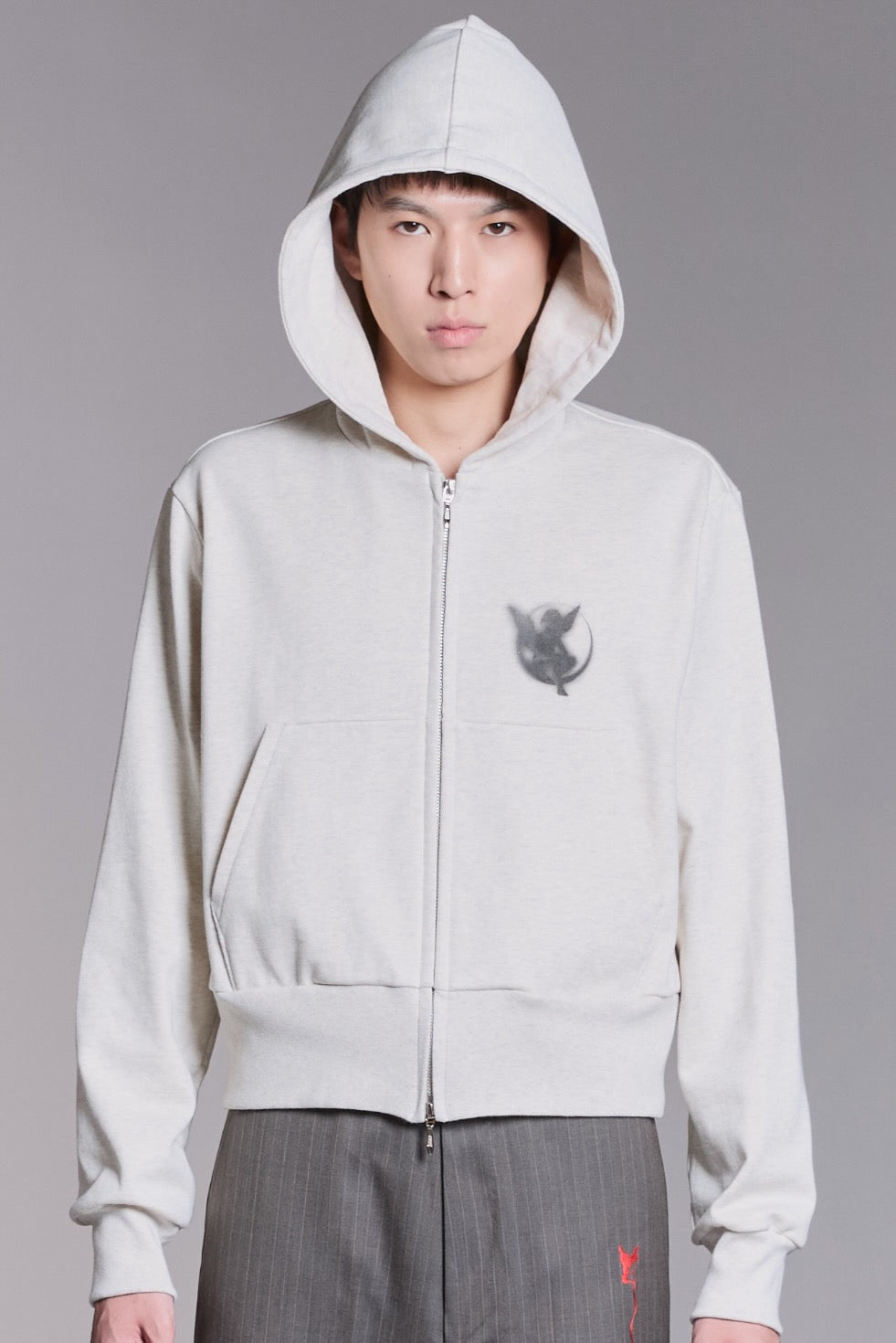 MASU(エムエーエスユー)の2026ss MB ZIP-UP HOODIE OATMEALの通販