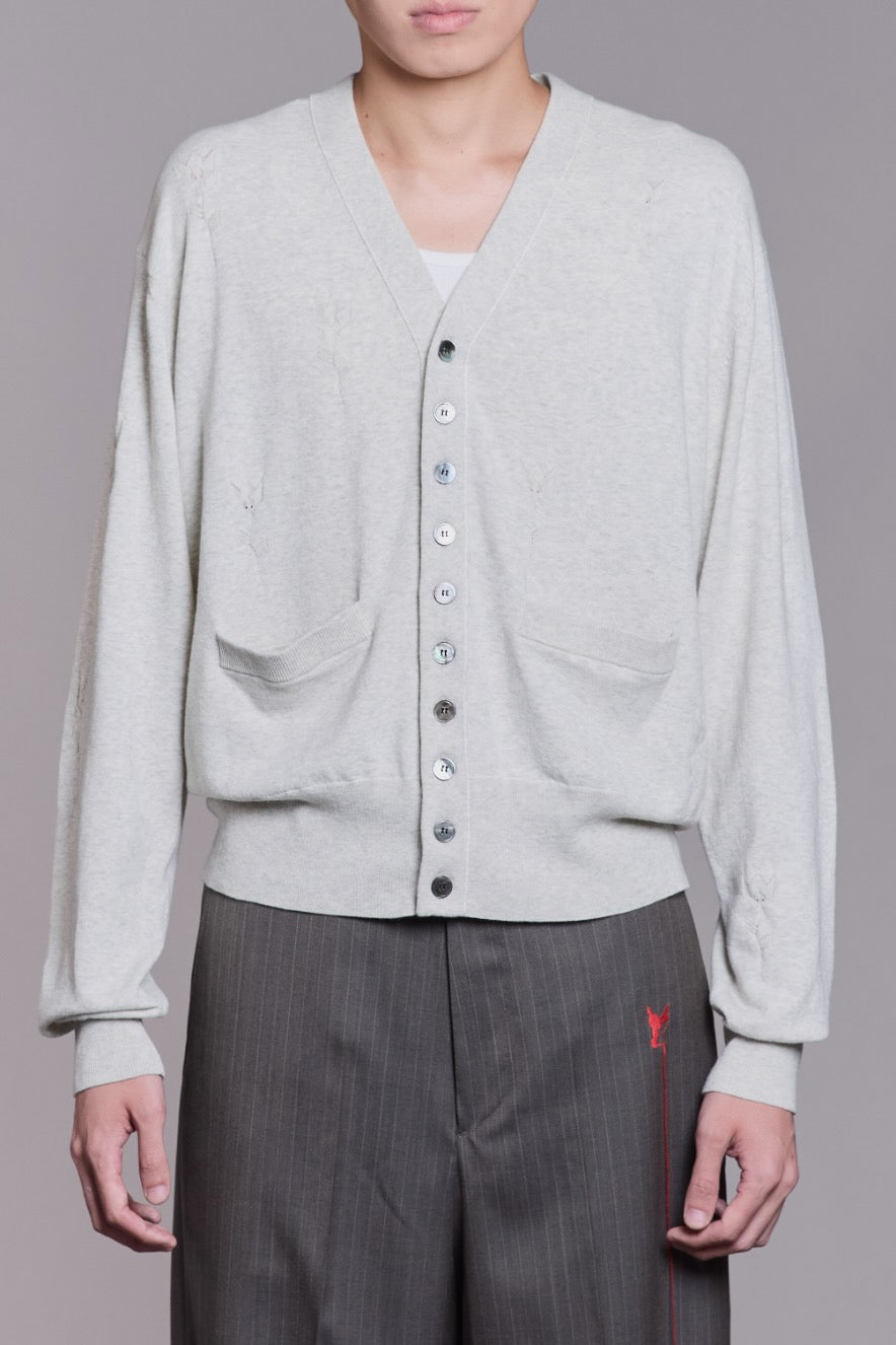 MASU(エムエーエスユー)のMB 10 BUTTONS CARDIGAN OATMEALの通販