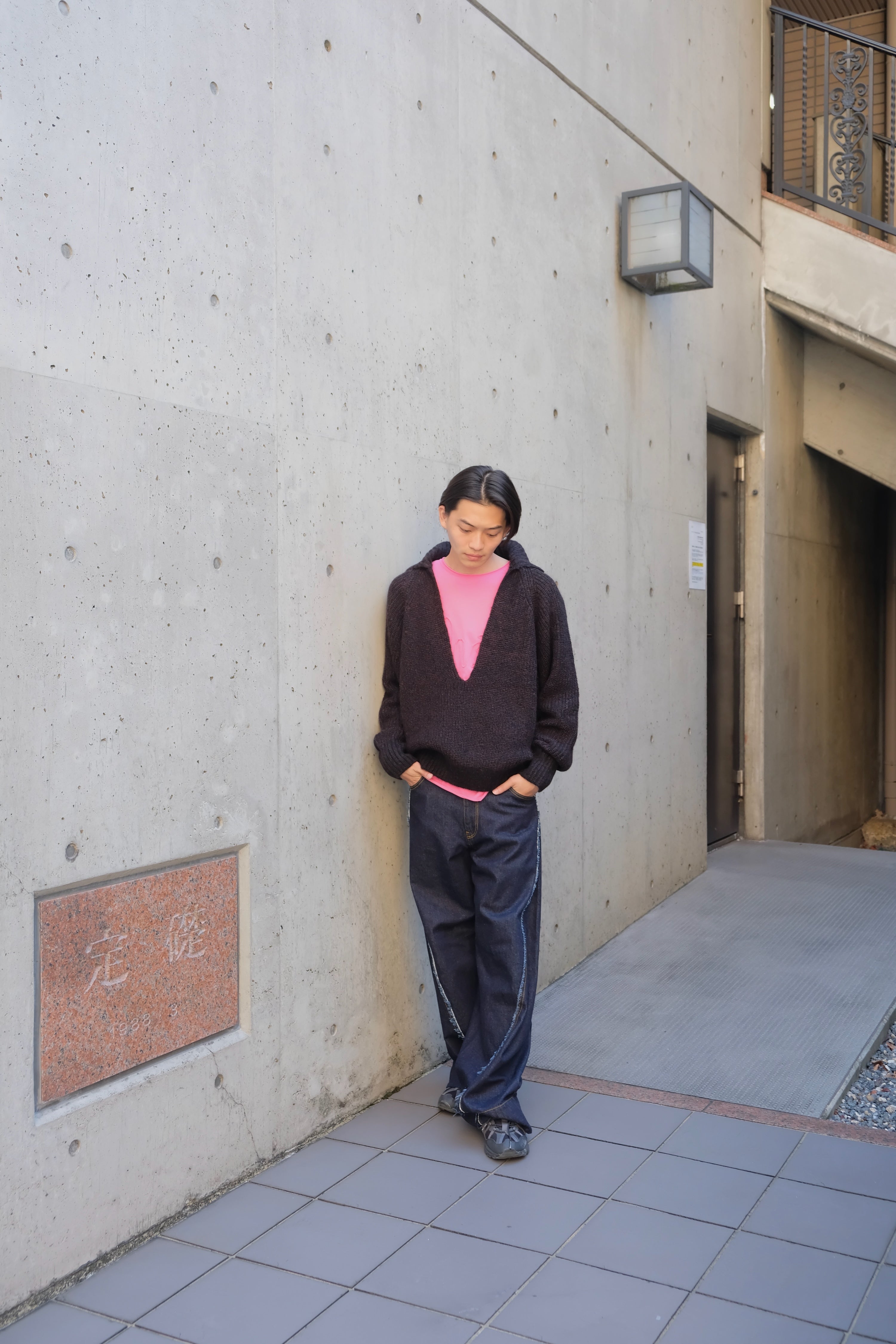 SUGARHILL(シュガーヒル)のMOHAIR PULLOVER SWEATER BLACK BROWNの通販