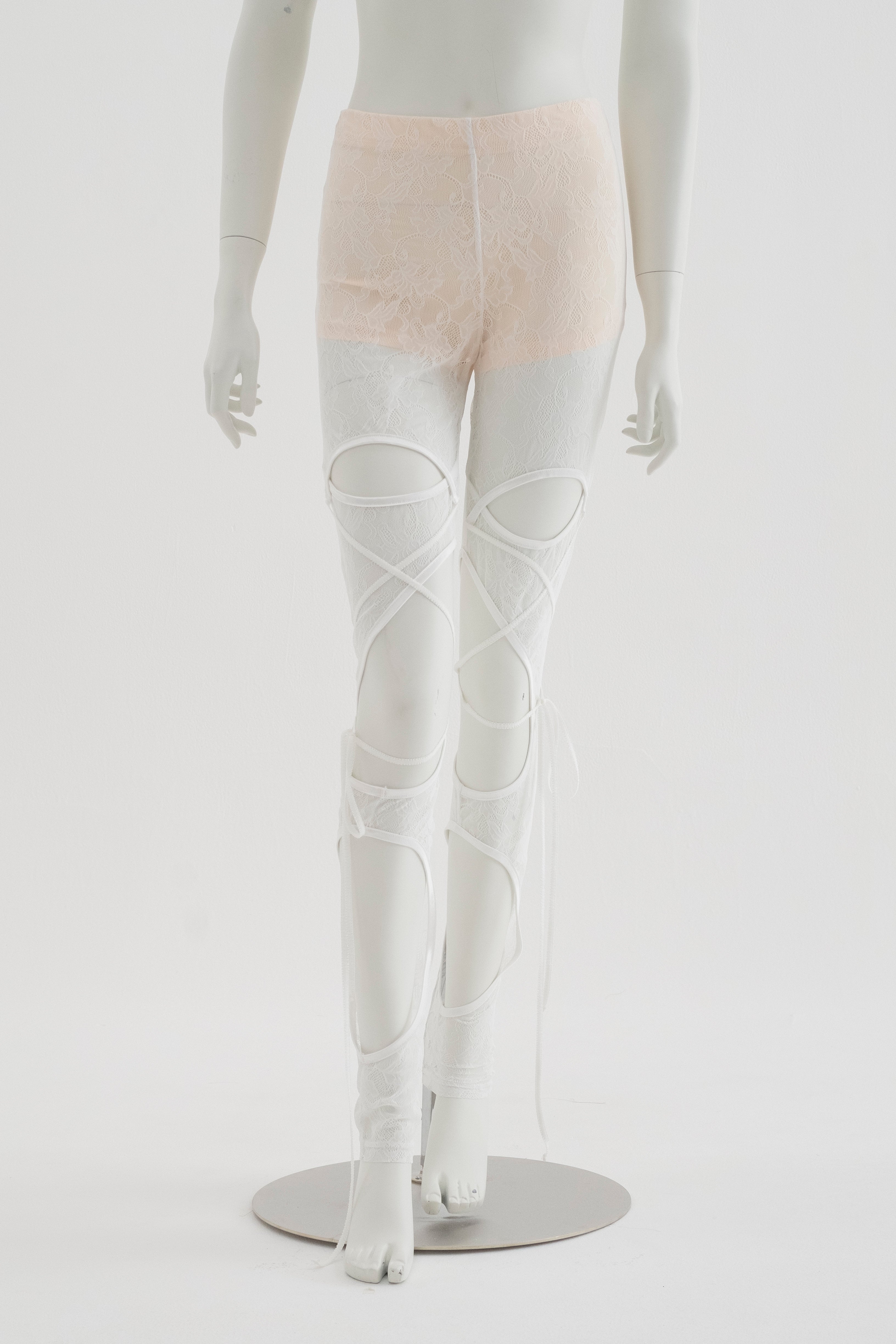 AKIKOAOKI(アキコアオキ)のlinge leggings-long-01 WHITEの通販｜PALETTE art  aliveのオンラインショップ – PALETTE art alive ONLINE STORE