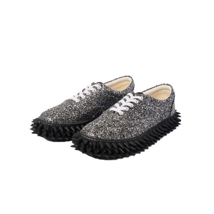 doublet(ダブレット)のGLITTER SPIKE SNEAKER SILVERの通販｜PALETTE