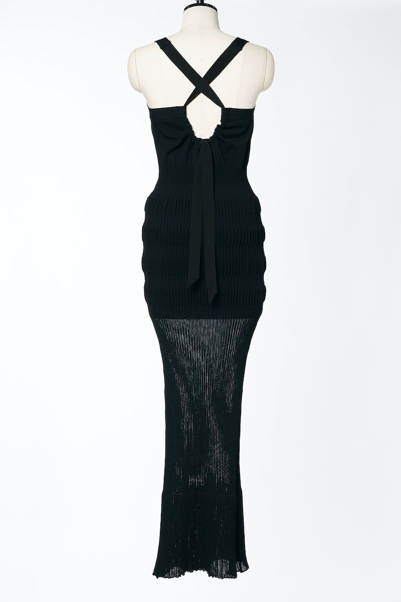FETICO(フェティコ)のSHEER STRIPE KNIT DRESS(ドレス)の通販｜PALETTE