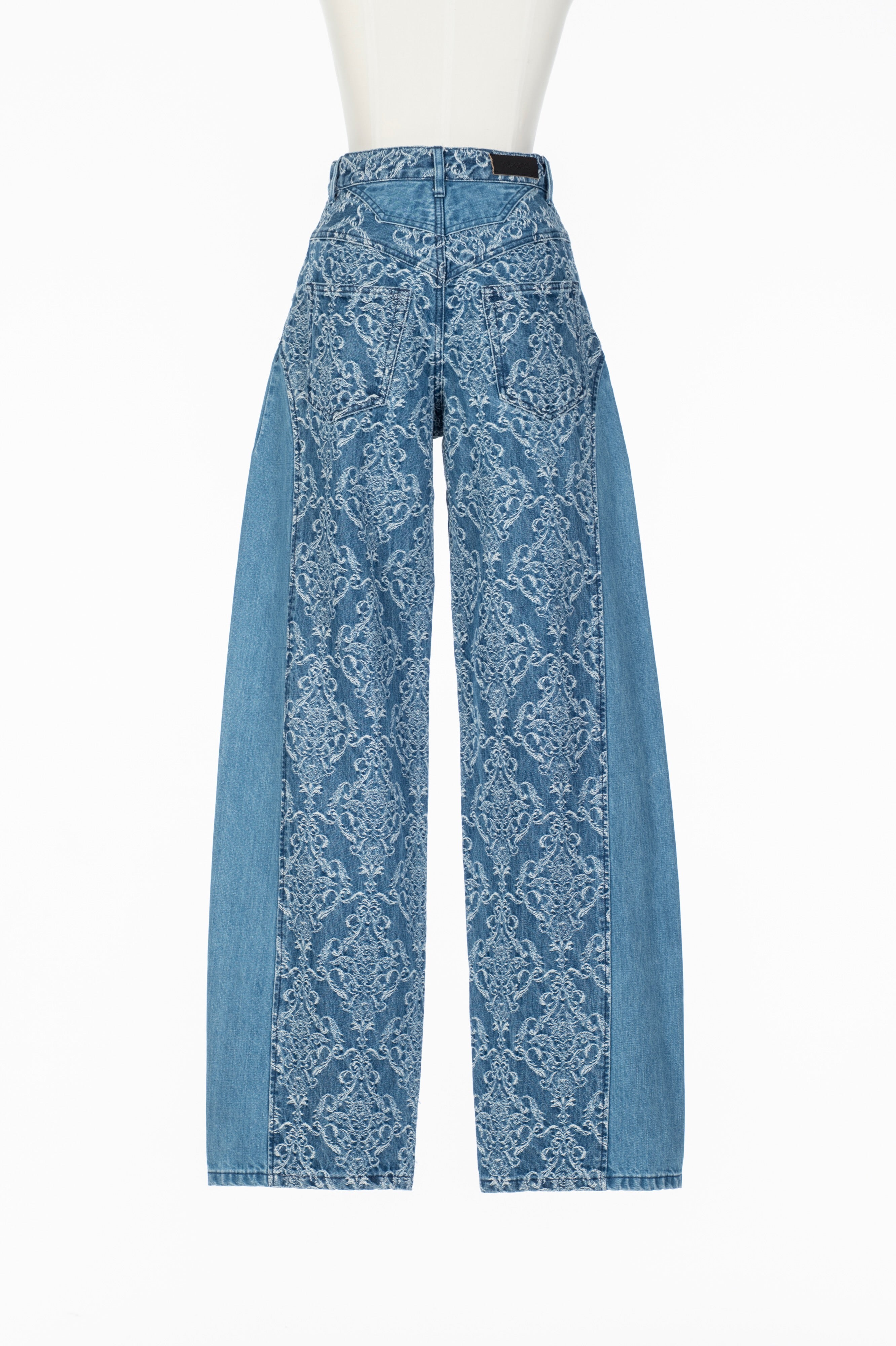 u*m様 FETICO DAMASK-JACQUARD DENIM 2026SS FETICO(フェティコ)のDAMASK-JACQUARD DENIM CURVE-FIT HIGH-RISE