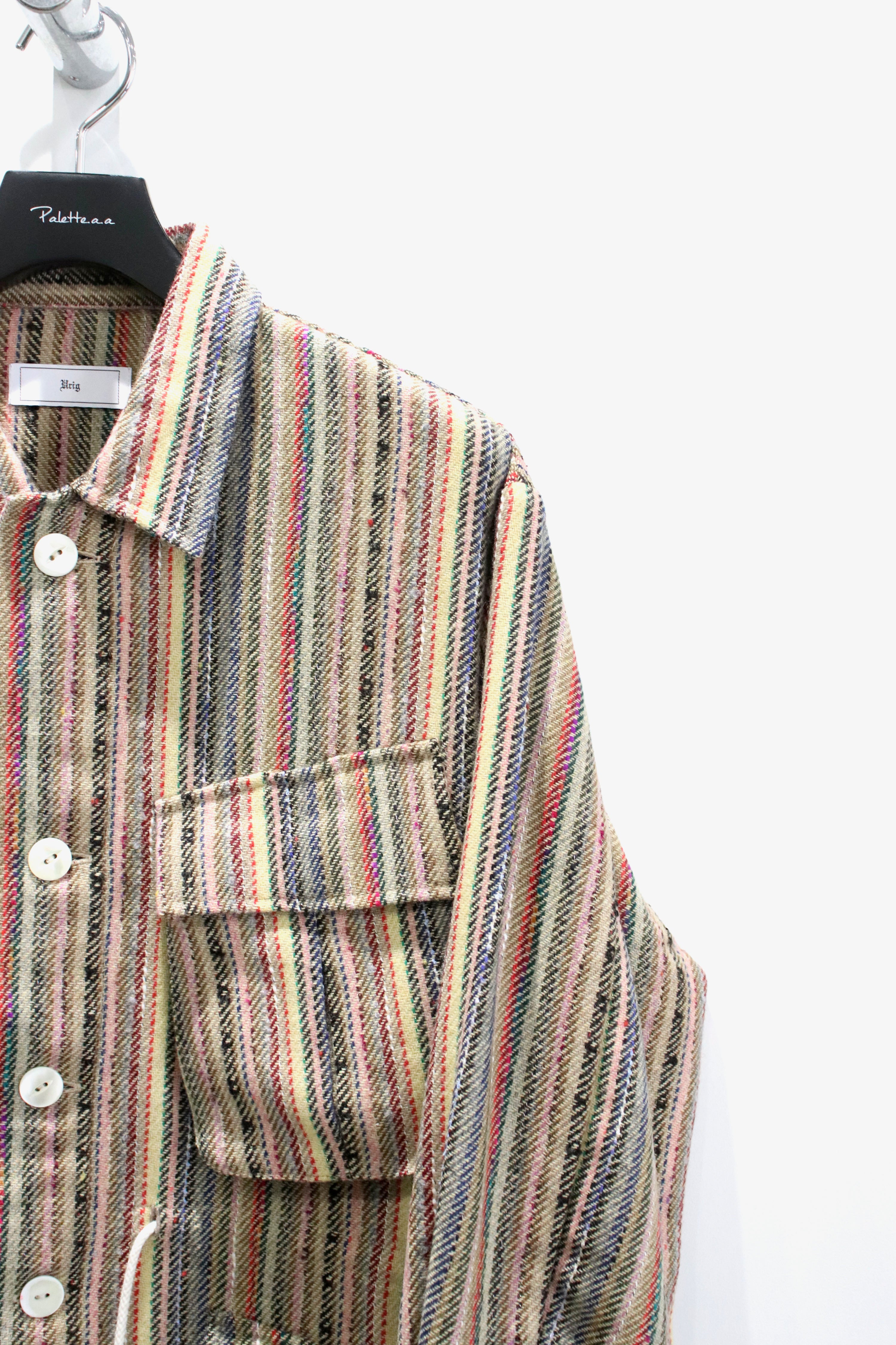 URIG's Multi Stripe WM DRESS FATIGUE SH BEIGE MULTI mail order