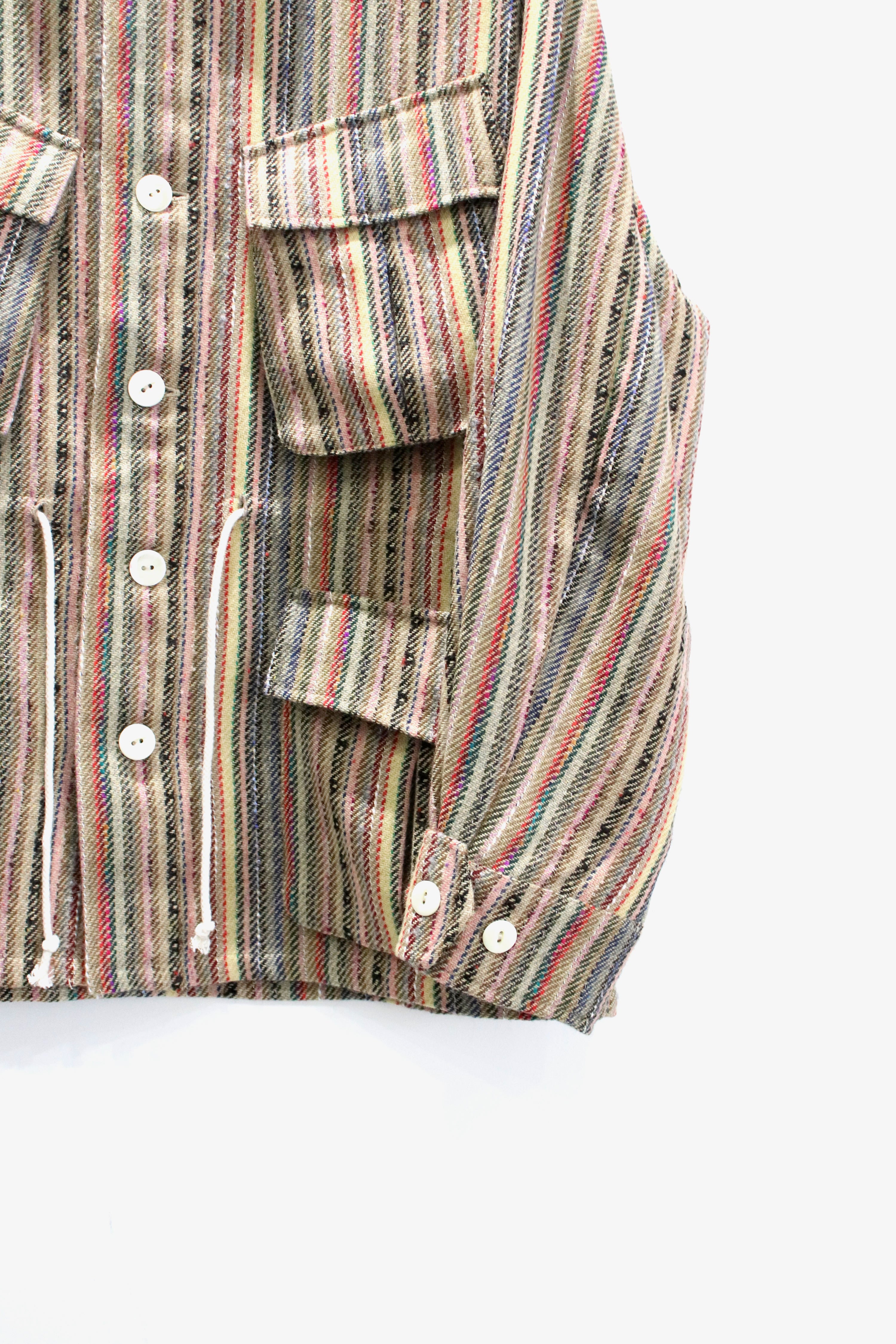 URIG's Multi Stripe WM DRESS FATIGUE SH BEIGE MULTI mail order