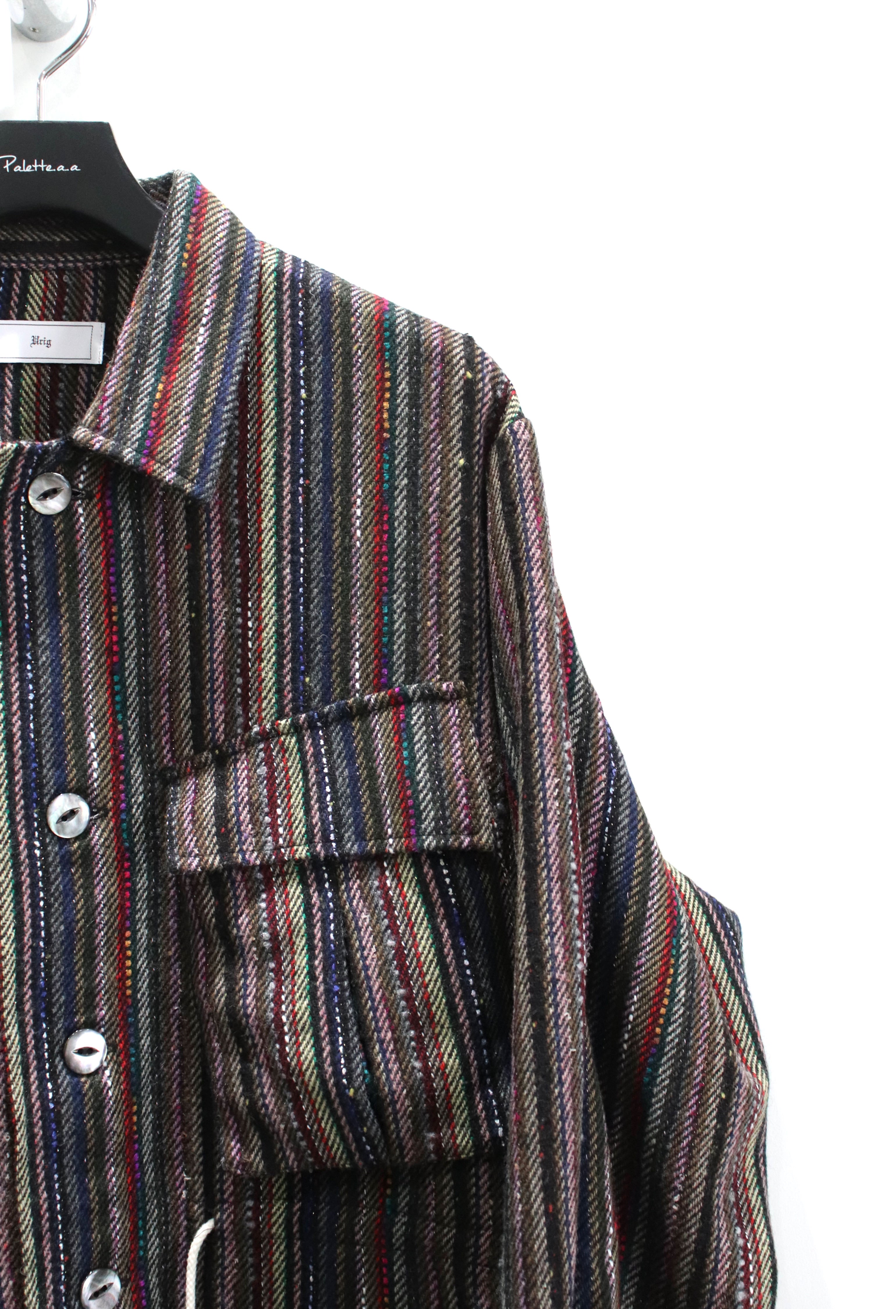Urig　MULTI STRIPE WM DRESS FATIGUE SH URIG's Multi Stripe WM DRESS FATIGUE SH BEIGE MULTI mail order