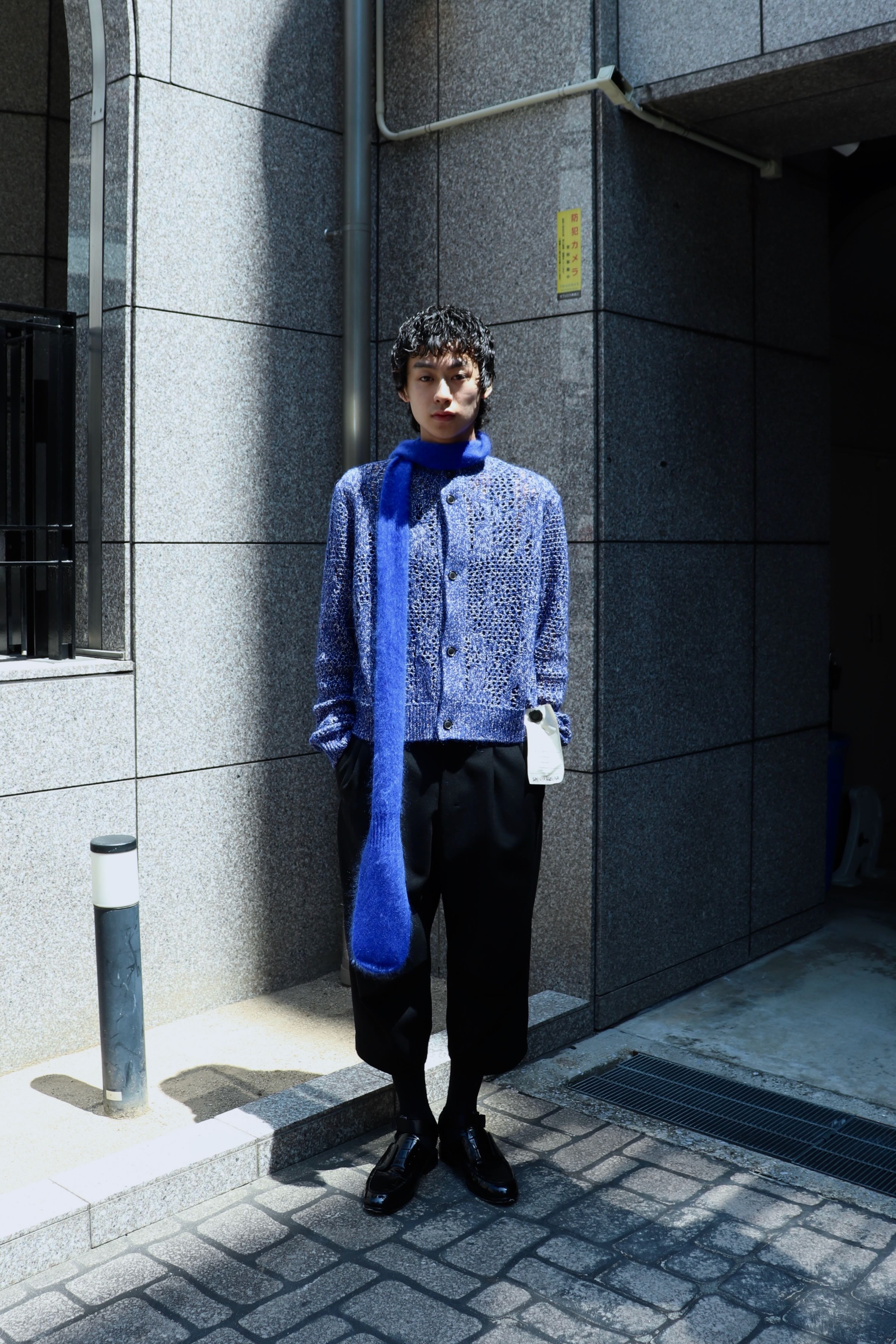 SHINYAKOZUKA(シンヤコヅカ)のlost glove scarf breathtaking blue