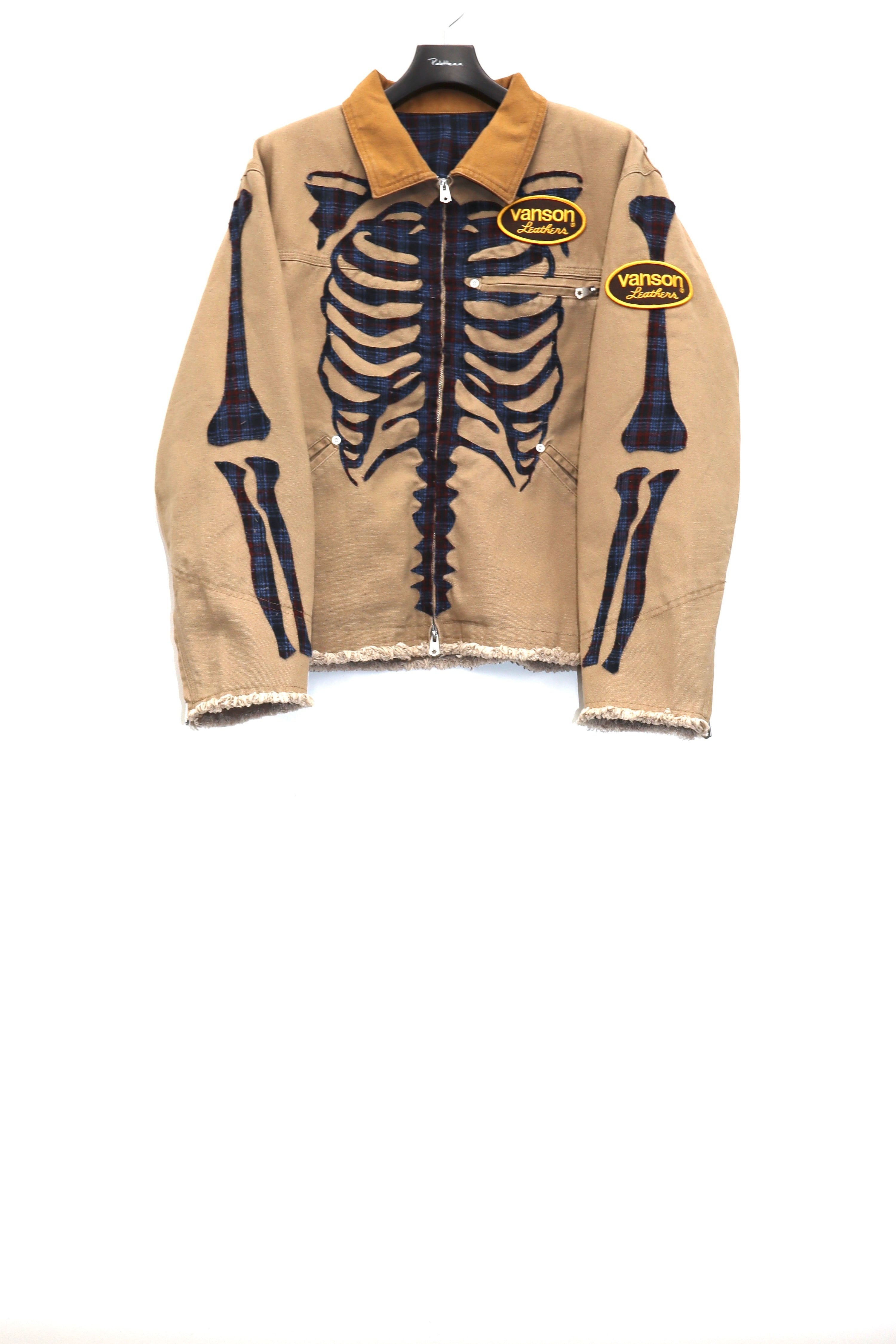 値引VAN JACKETエプロンvan family 30年前のもの大変貴重！ FAF(エフエーエフ)のVANSON Canvas Bone Jacketの通販｜PALETTE art