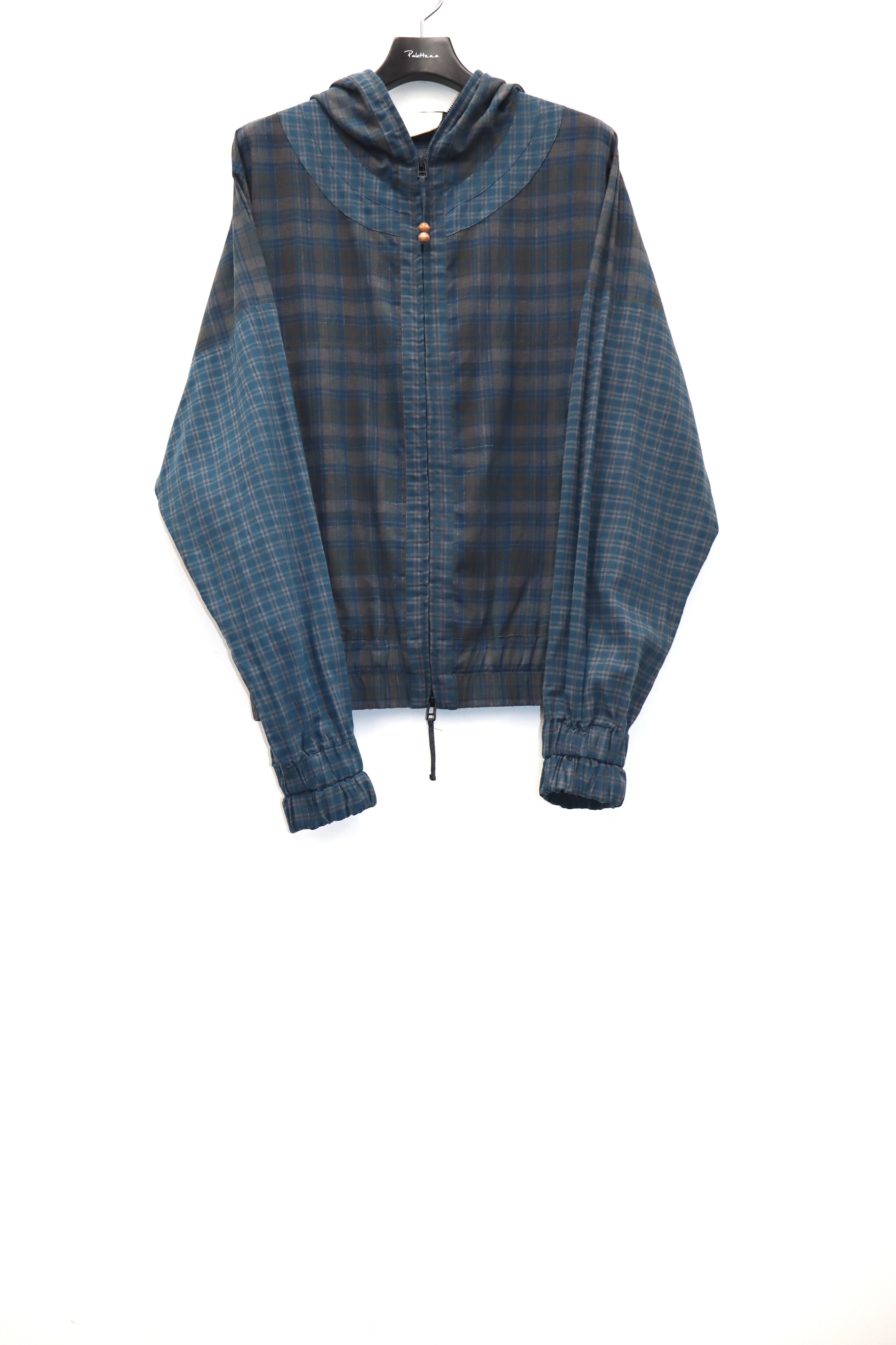 JIAN YE（ジェンイェ）の鬼 HOODIE（BLUE × BLUE） JIAN YE(ジェンイェ)の鬼 HOODIE BLUE × BLUE(フーディー)の通販