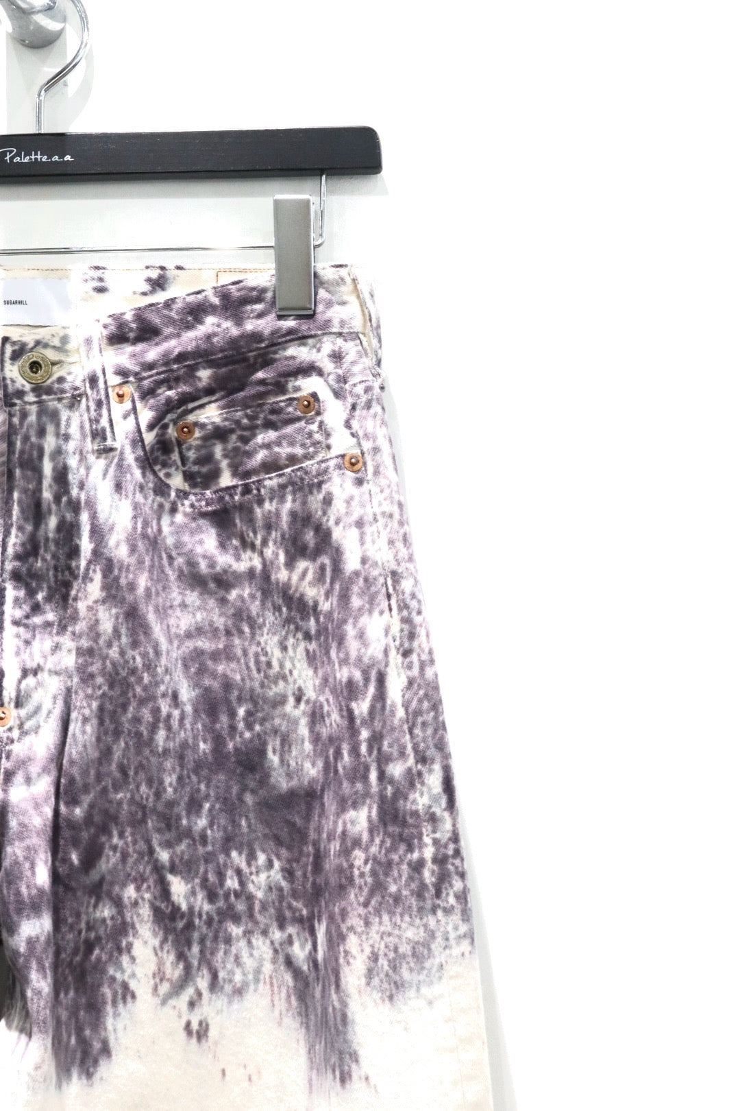 SUGARHILL(シュガーヒル)のMELT DYE MODERN DENIM WIDE CUT PURPLE