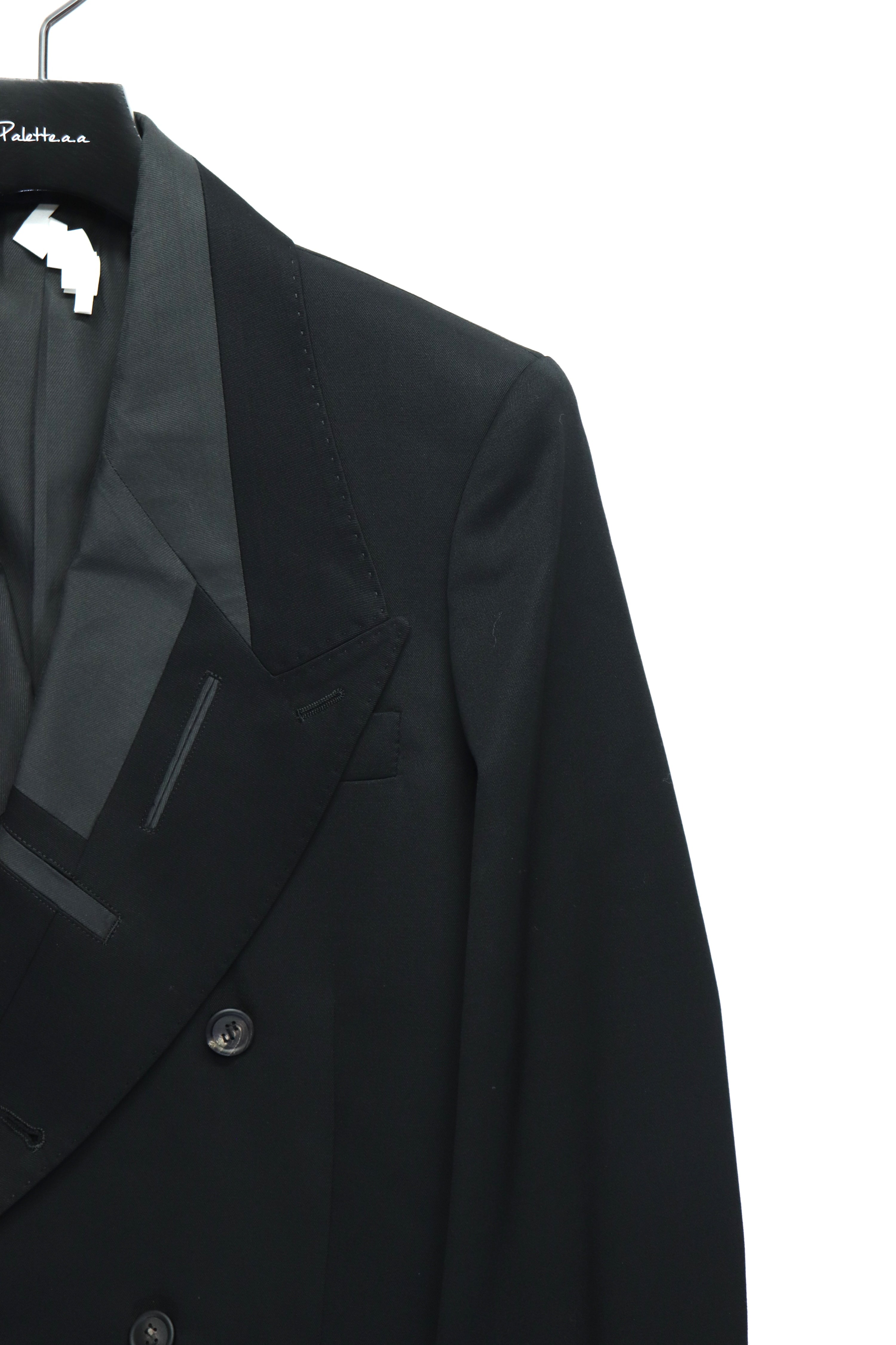 SOSHIOTSUKI(ソウシオオツキ)のINSIDE LAPEL DOUBLE JACKET-2 BLACKの