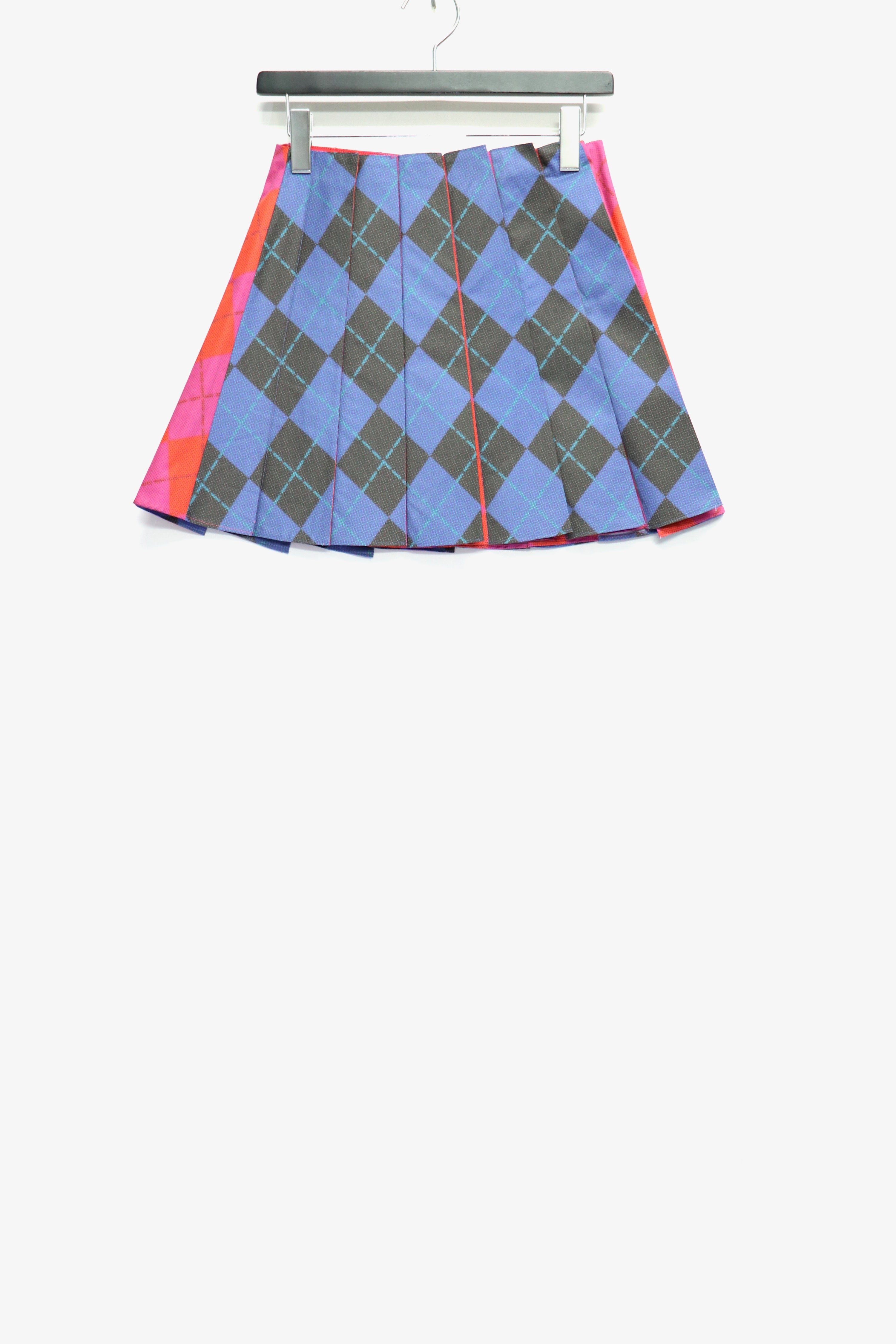 LEEANN HUANG(リーアン ホアン)のARGLYE FLIP PLEAT MINI SKIRT PINK