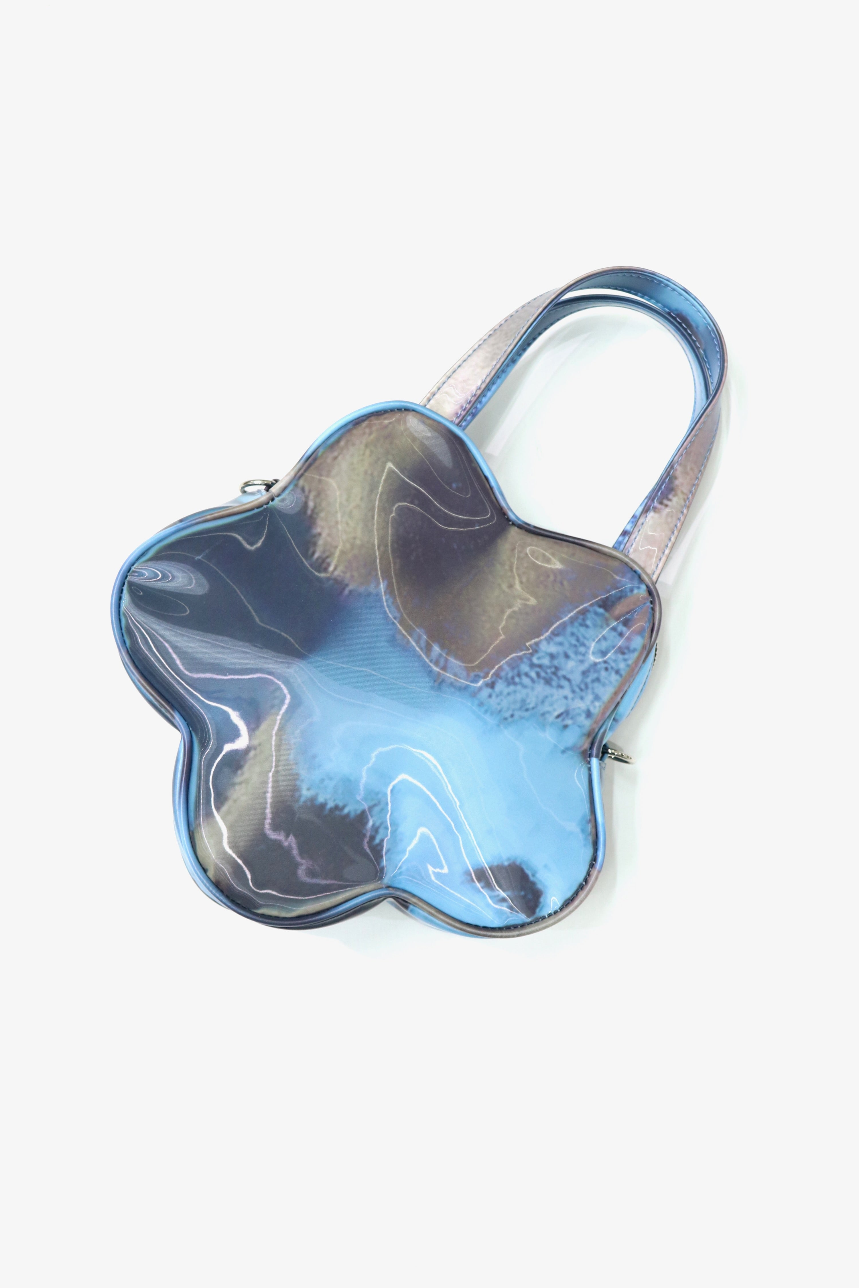 LEEANN HUANG(リーアン ホアン)のLENTICULAR MINI FLOWER HANDBAG BLUE