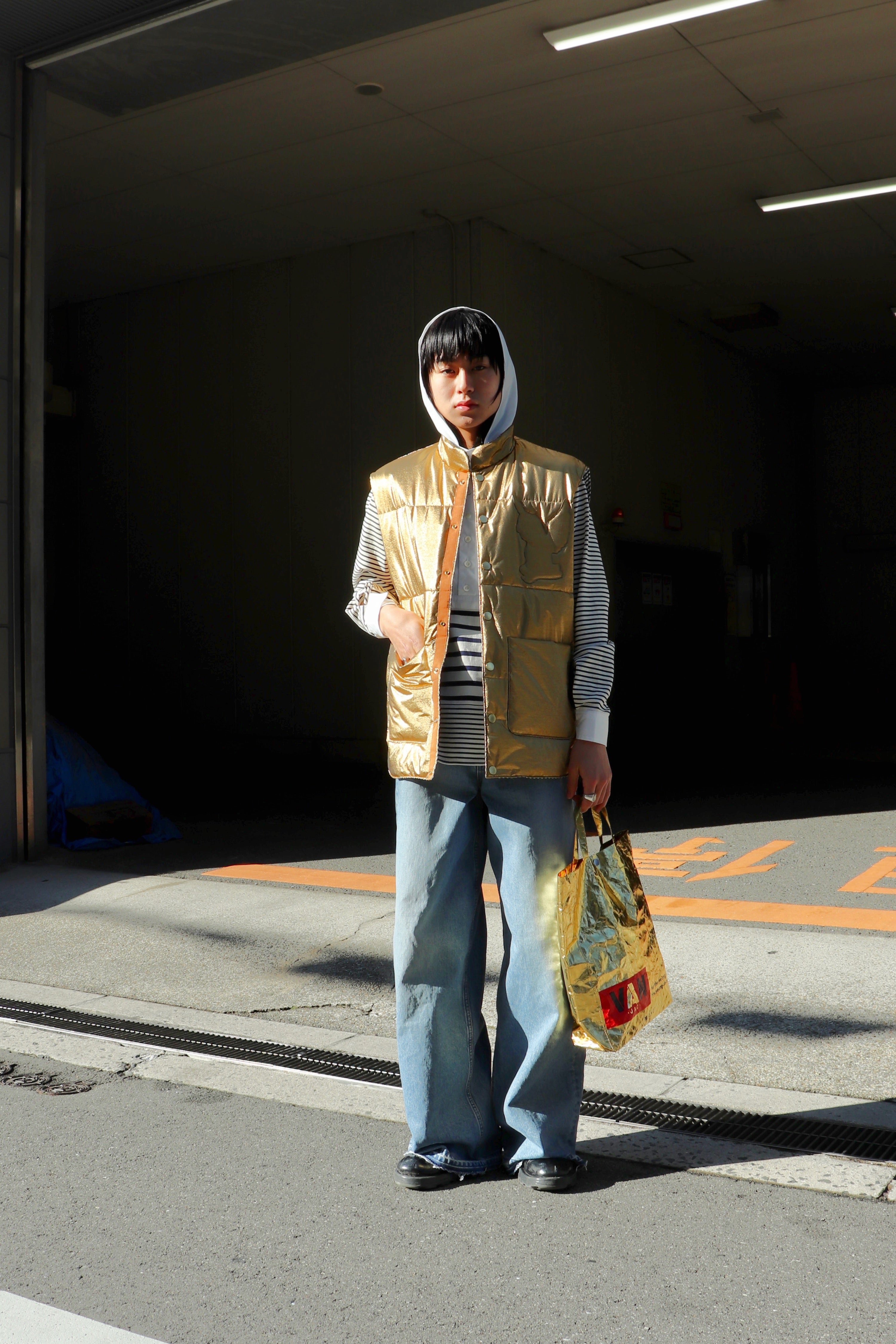 MASU(エムエーエスユー)のREVERSIBLE PADDED VEST GOLDの通販｜PALETTE