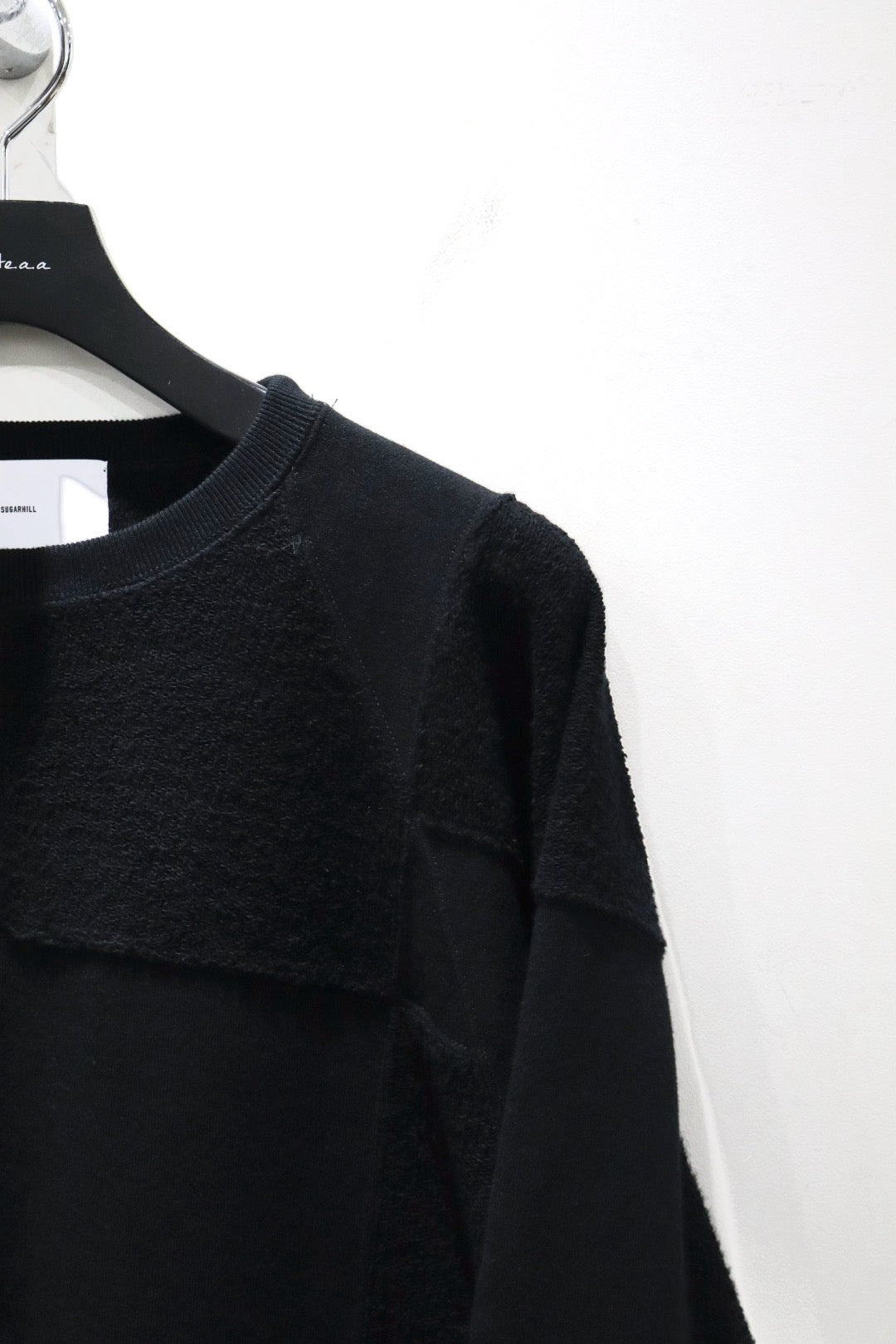 SUGARHILL(シュガーヒル)のCHECKER SWEAT PULLOVER BLACKの通販