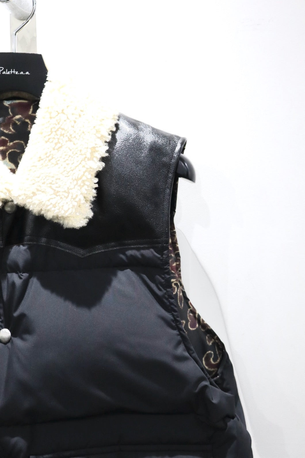SUGARHILL(シュガーヒル)のDOWN VEST BLACKの通販｜PALETTE art alive