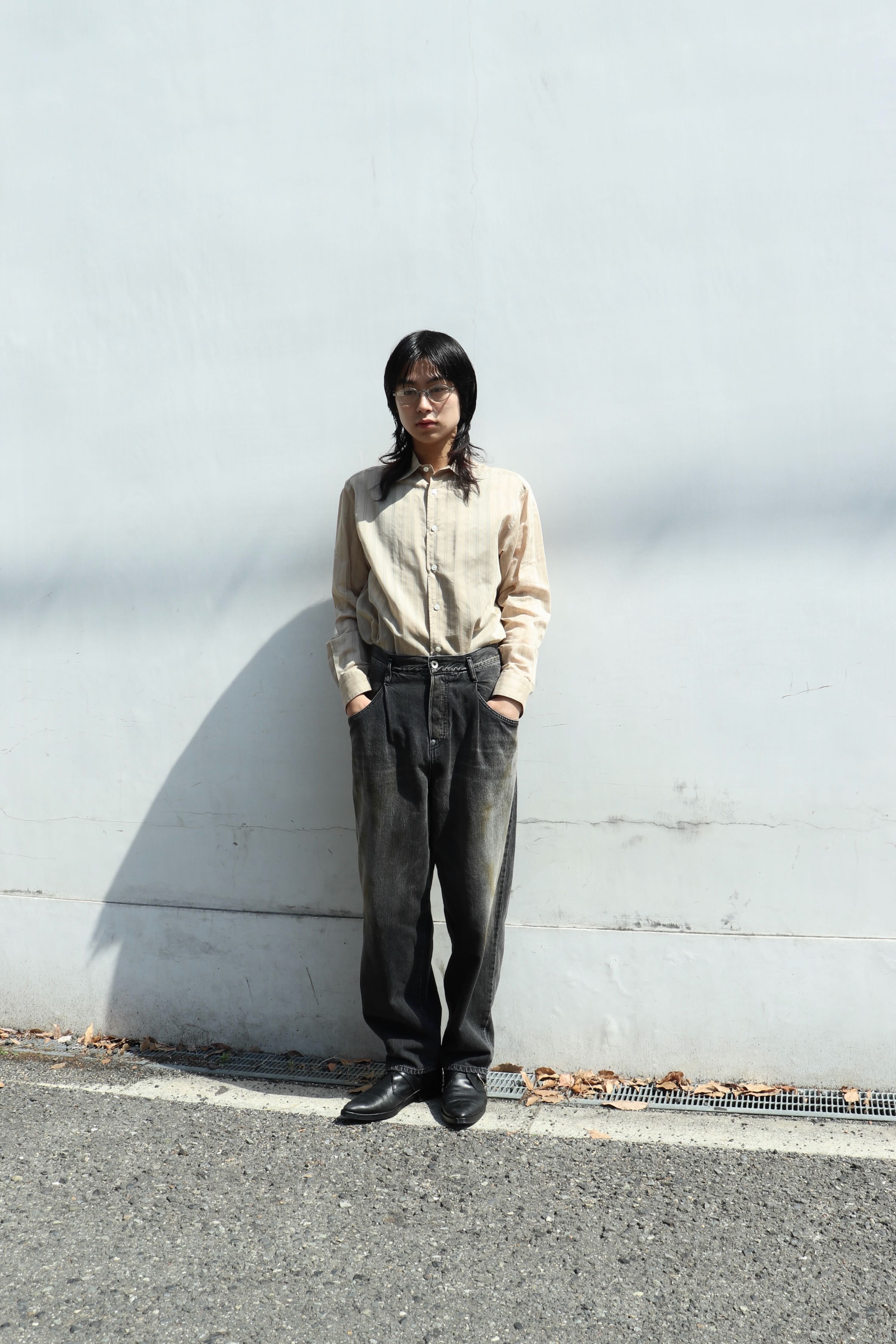 SOSHIOTSUKI　Drape Pocket Tucked Denim IMG_1579_f084cebd-a949-4eab-