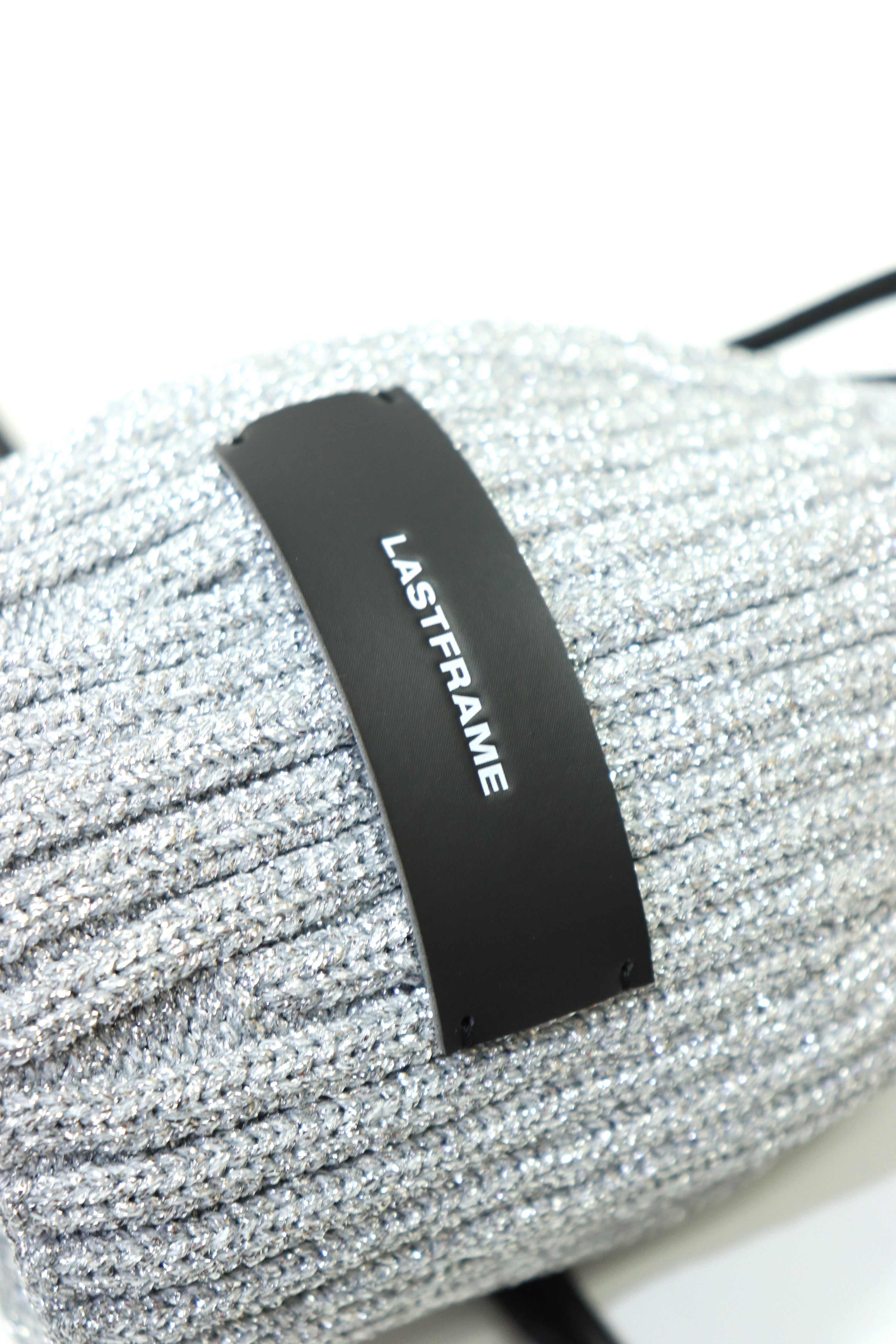 LASTFRAME(ラストフレーム)のMETALLIC TSUBO BAG SILVERの通販 